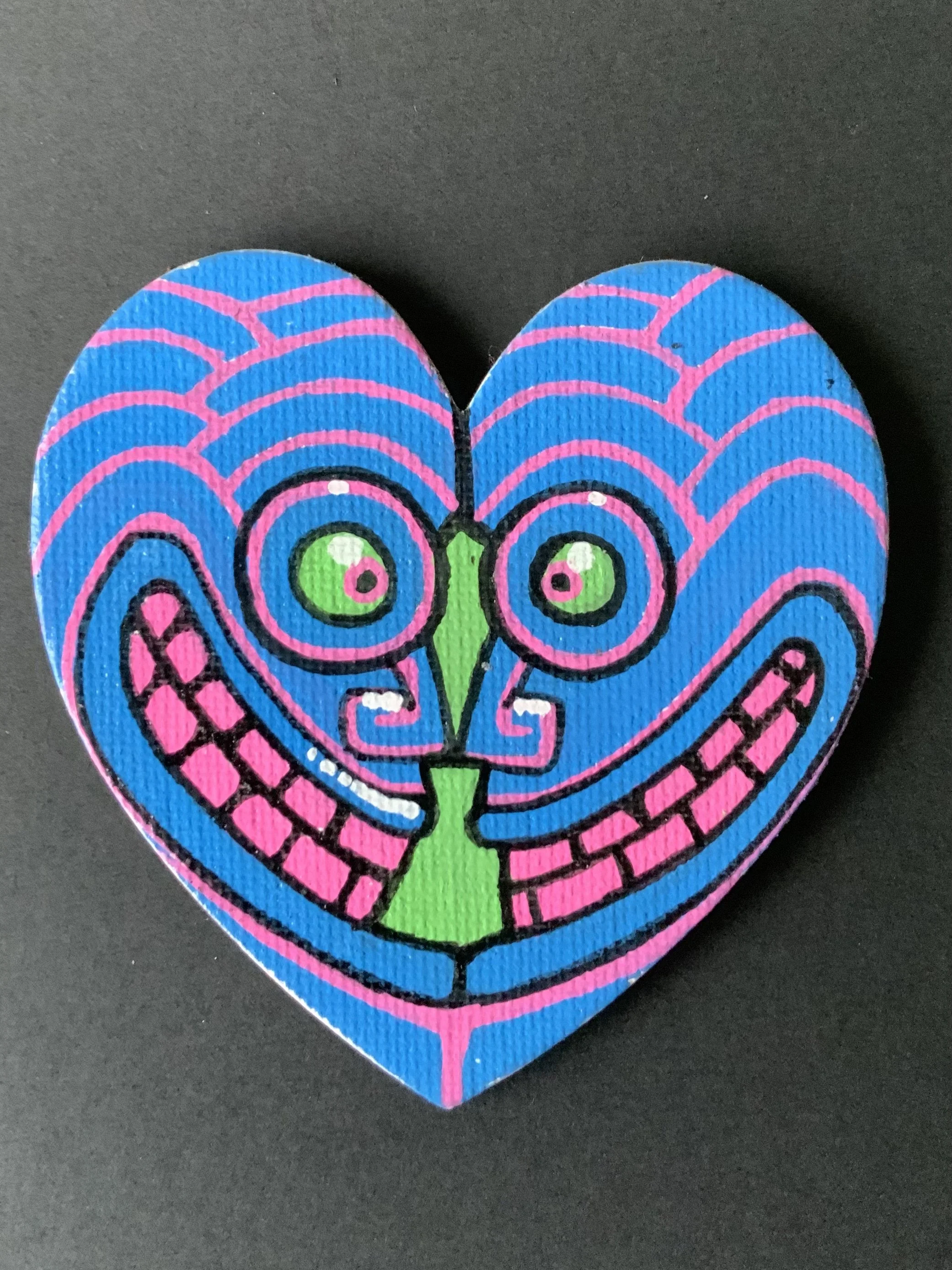 HAND PAINTED FRIDGE MAGNET (POSTAGE INCLUDED)