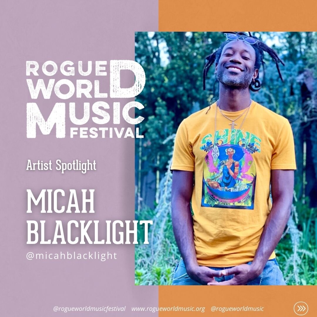 We are so lucky to be working with local artist @micahblacklight  on an original artwork series for the 2023-2026 @rogueworldmusicfestival  poster series!

Read the full blog post about our collaboration and Micah's body of work here: www.rogueworldm