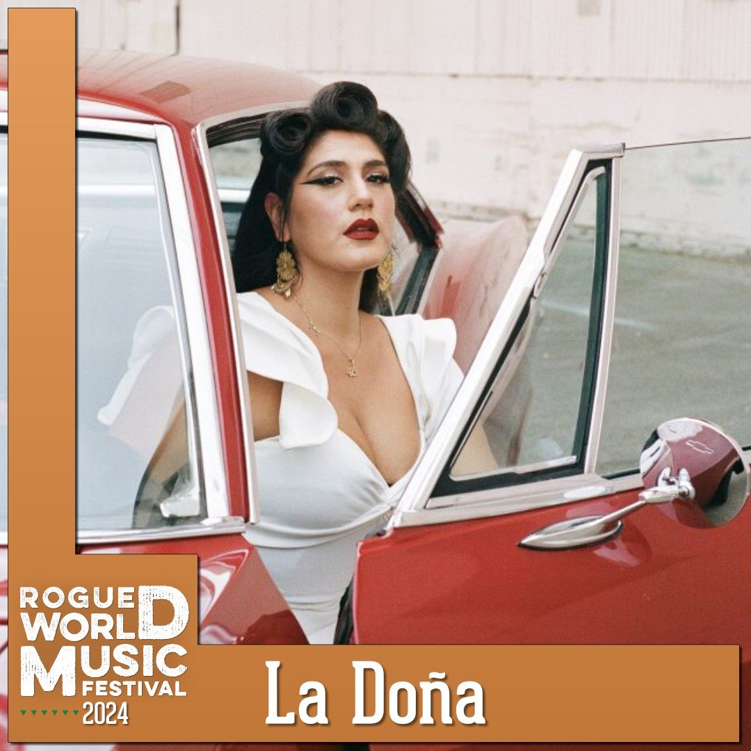 We are THRILLED to announce @ladona415 as the headlining artist of the 2024 Rogue World Music Festival! 

This #bayarea-based rising #latinx #artist and #musiceducator has graced the stages of #outsidelands #lollapaloozachicago #edmontonfolkfestival 