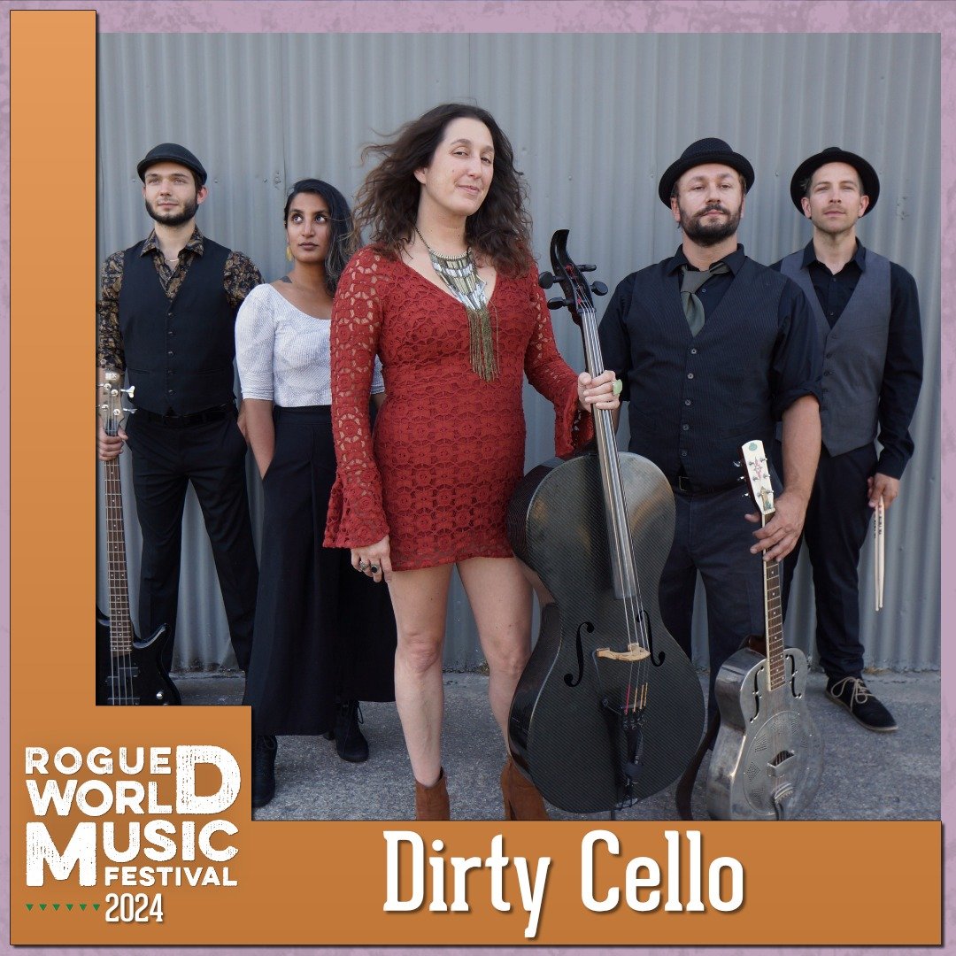 Cello like you&rsquo;ve never heard before! Combine the virtuosic wail of Jimi Hendrix, the soul of BB King, and the fire of Bill Monroe, and add a whole lot of cello, and you get the @dirtycello band.

Catch them opening the 2024 #rogueworldmusicfes