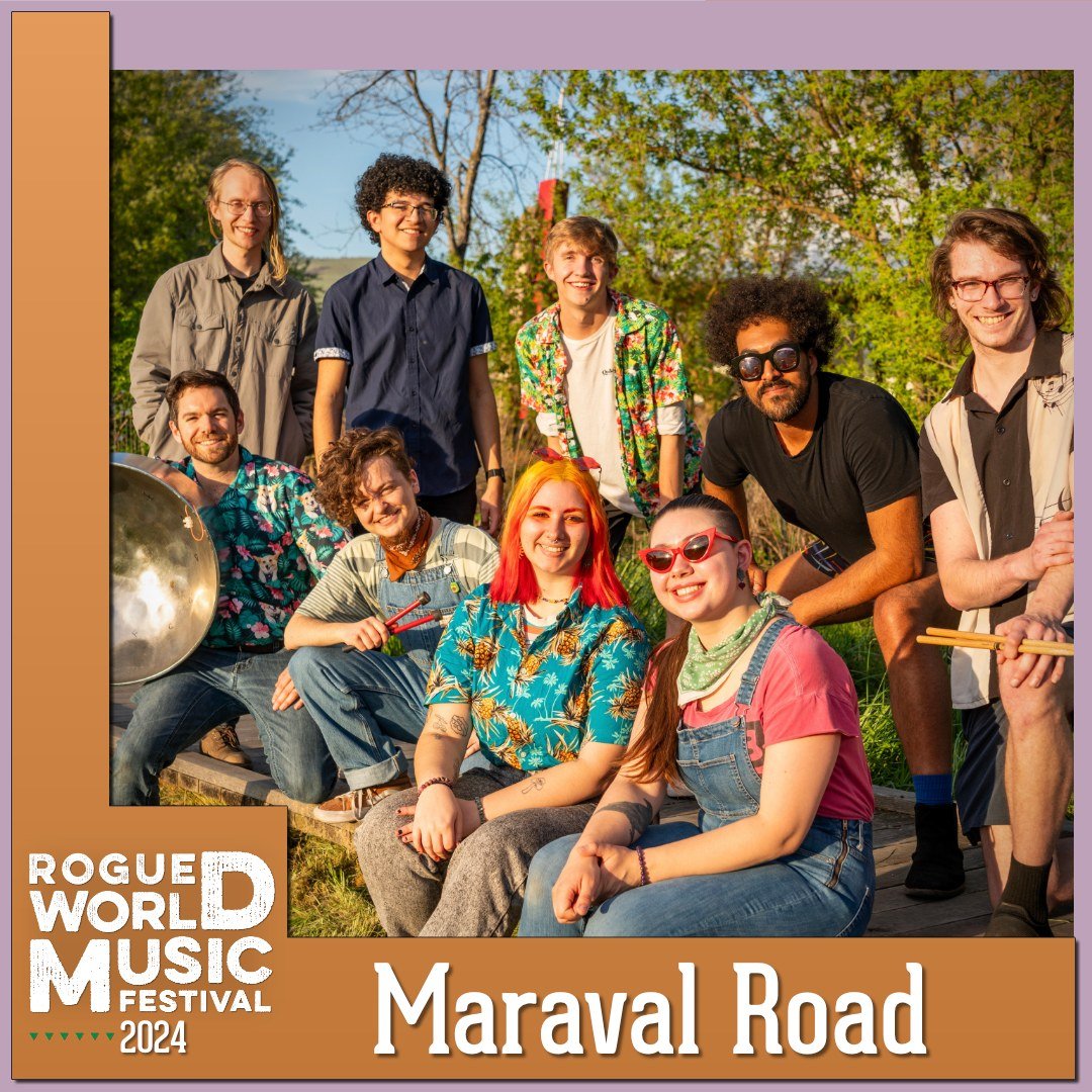 Southern Oregon&rsquo;s premiere professional steel band, featuring Calypso, Soca, and Panorama music, they bring the best in authentic music from Trinidad to Tobago.

Catch Maraval Road on the 2024 Rogue World Music Festival Park Performances stage,