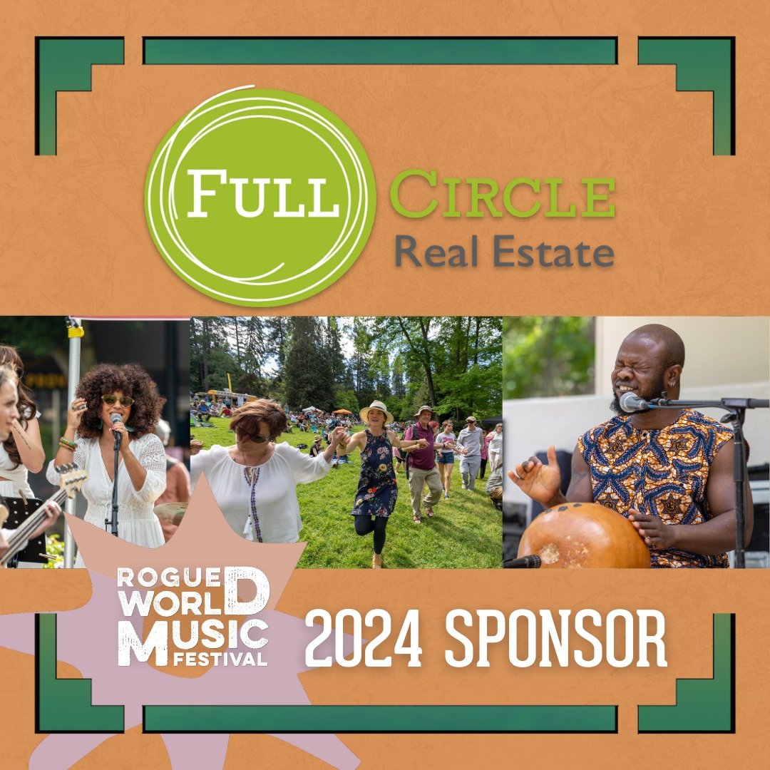 Thank you to Full Circle Real Estate, Middle Rogue Audio, and Bicoastal Media/106.3 The Valley - all generous sponsors of this FREE public arts event ❤ 

Link in bio for all event info. 

These sponsors are doing wonderful work in our community every