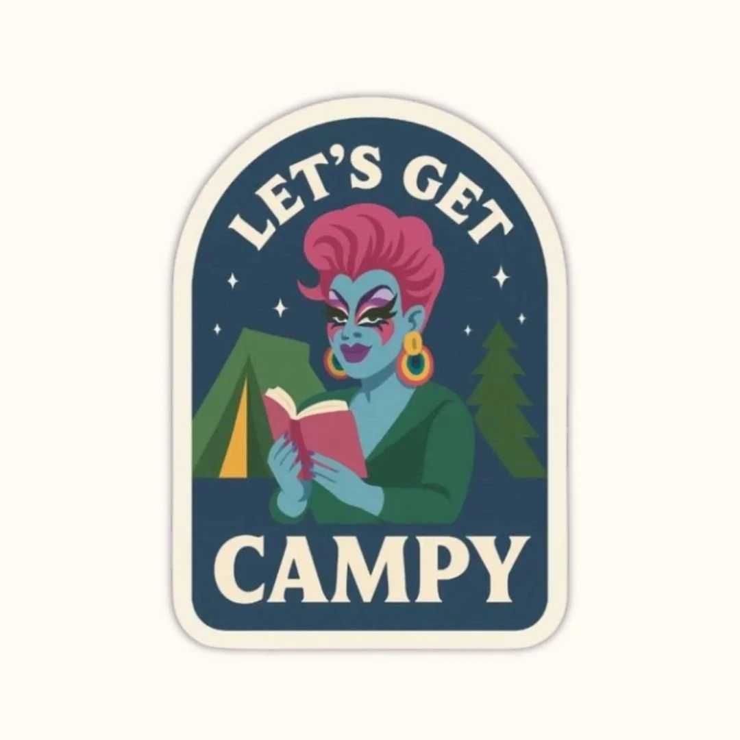 Let's Get Campy - Sticker