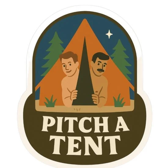 Pitch A Tent - Sticker