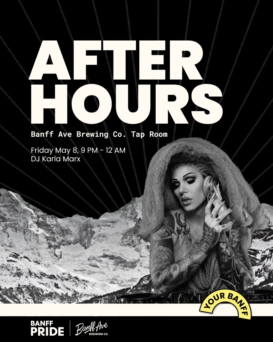 The dance floor is waiting.⁠ Friday, May 8. Banff Ave Brewing Co. Tap Room. 9pm-12am. 18+. ⁠ $5 online, $10 at the door.⁠
Come early. Stay Late. ⁠
⁠🔗 Ticket link in bio⁠
⁠
All welcome.⁠
#banffpride #findyourkind