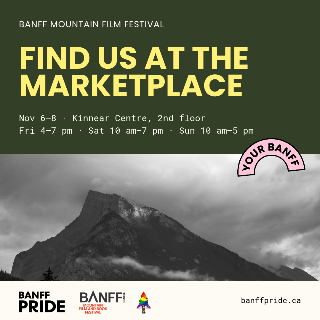 Banff Pride at the Mountain Film Festival Marketplace