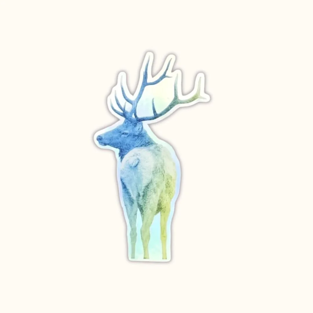 Aurora Elk - Sticker