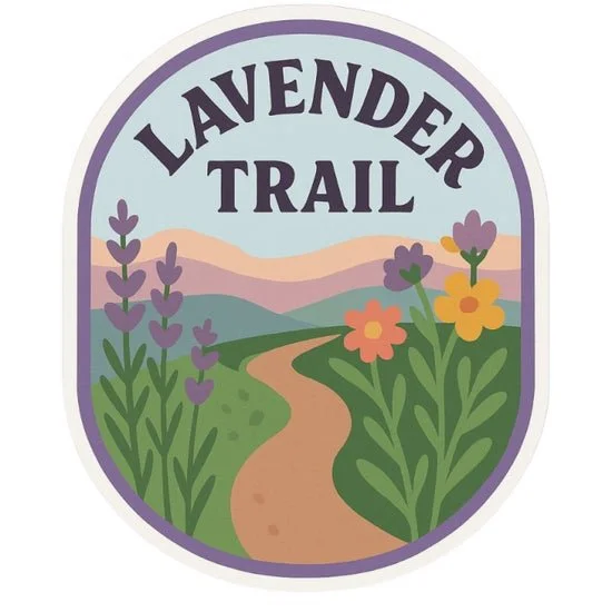 Lavender Trail - Sticker