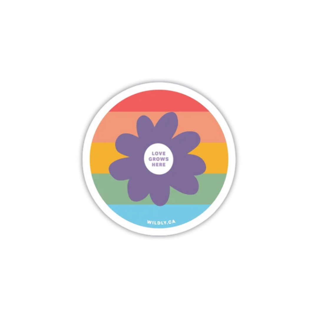 Love Grows Here - Sticker