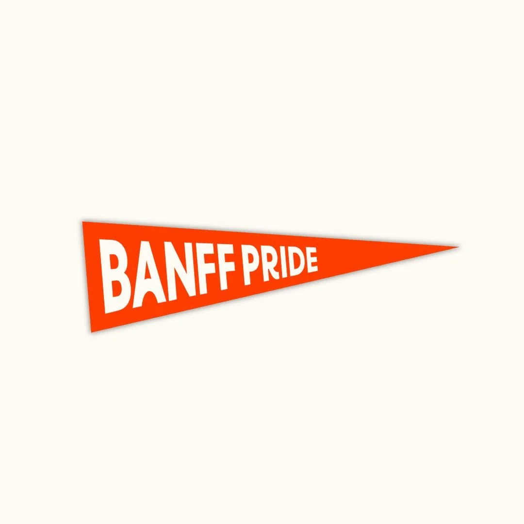 Banff Pride Pennant Flag - Sticker