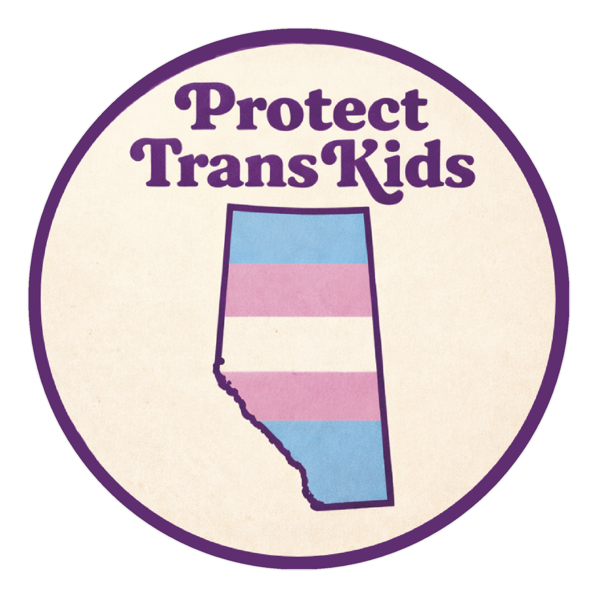 Protect Trans Kids AB - Button