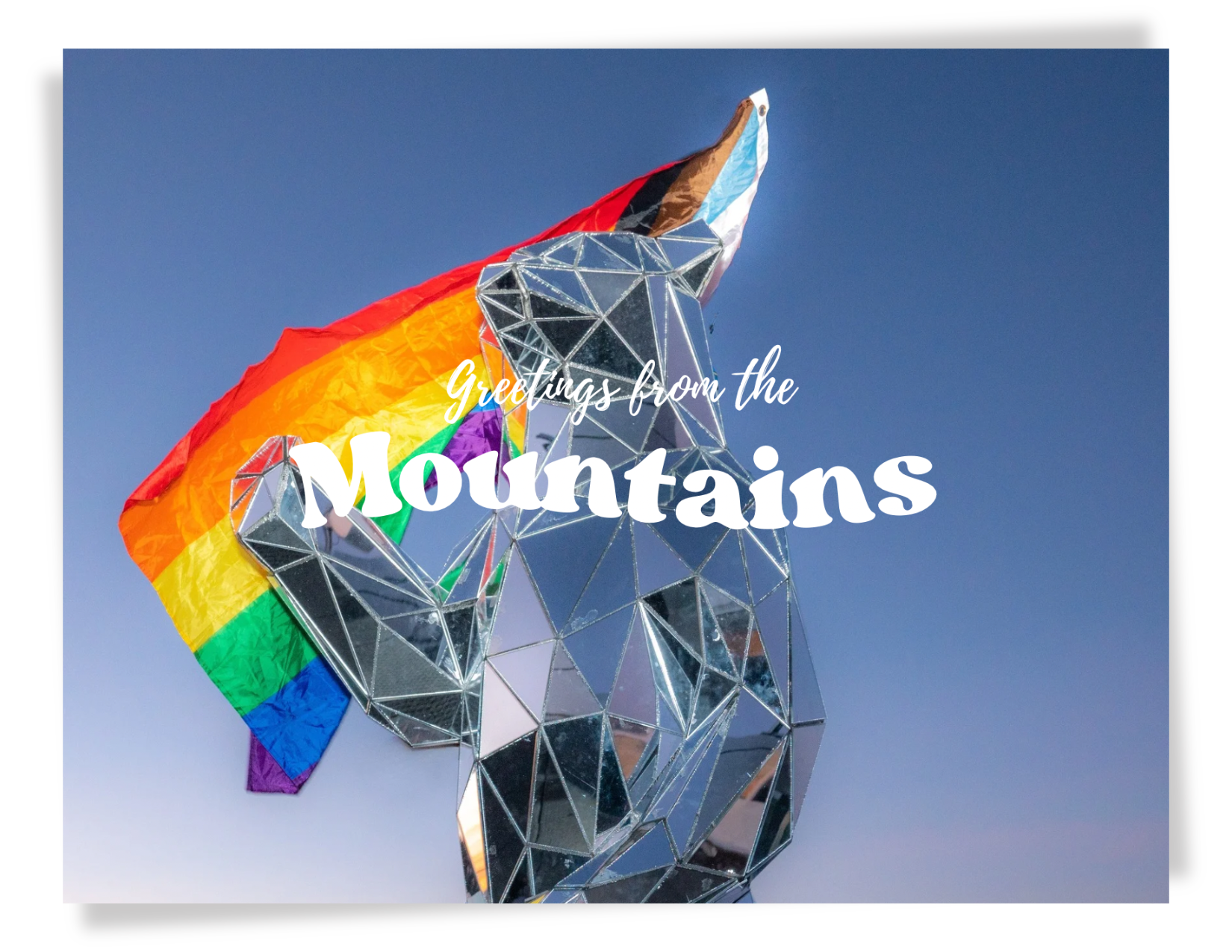 Mountaintop Pride Postcard