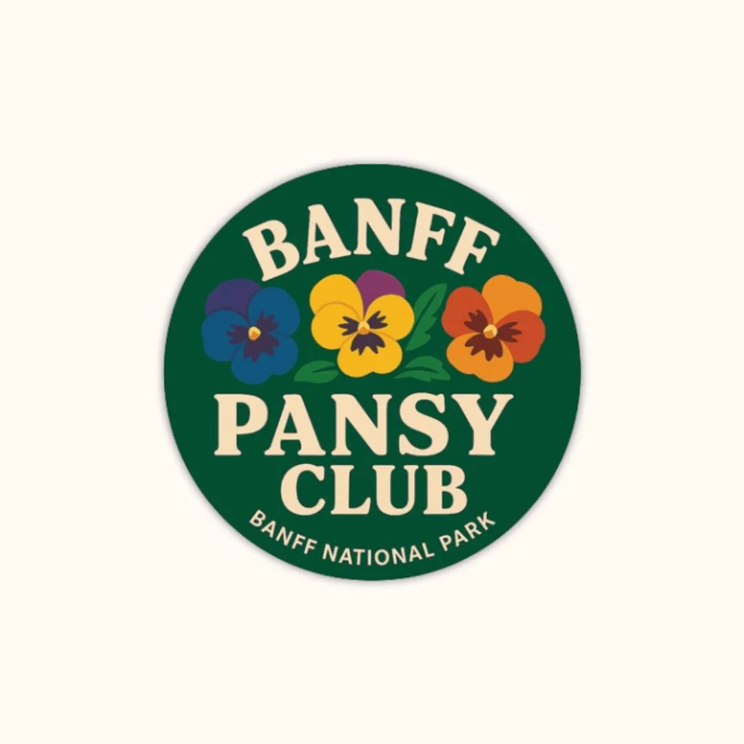 Banff Pansy Club - Button