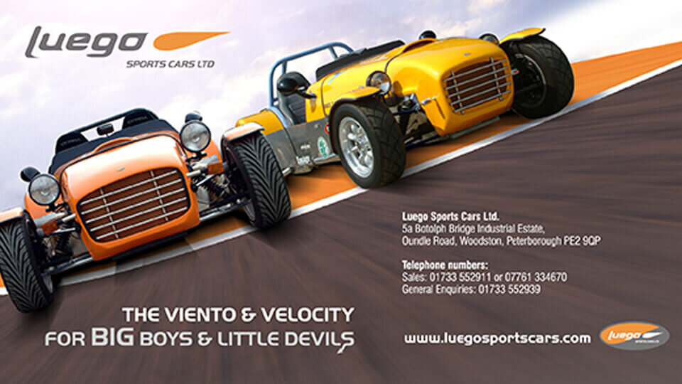 Luego Sports Cars Ltd. - Advertising Design