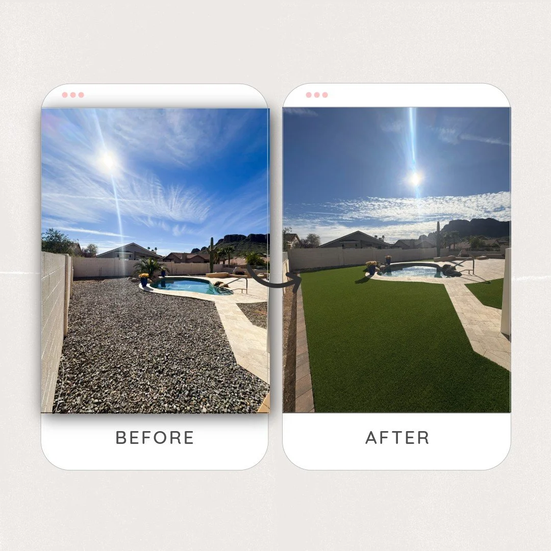 pool artificial turf fake grass queen creek cave creek gold canyon turf