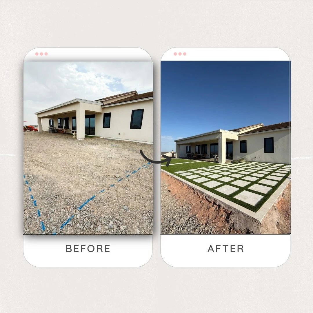 san tan valley arizona queen creek turf transformation artificial grass sod removal new build