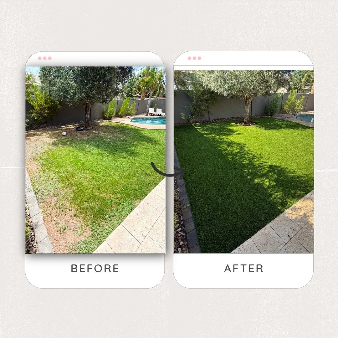 pool backyarddesign turf fake grass chandler queen creek san tan valley arizona