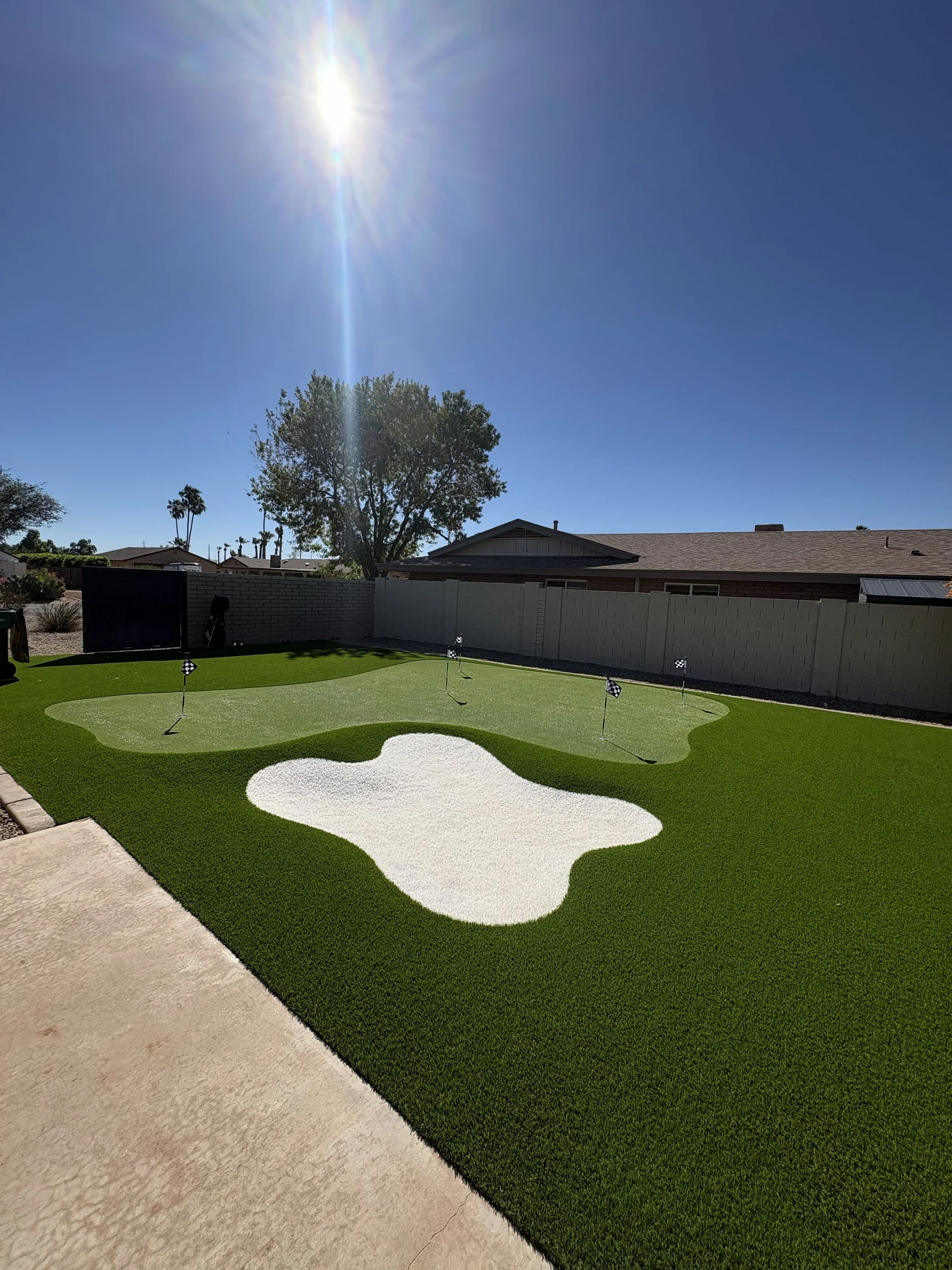 Custom Putting Greens-Designed by former golf pros! 