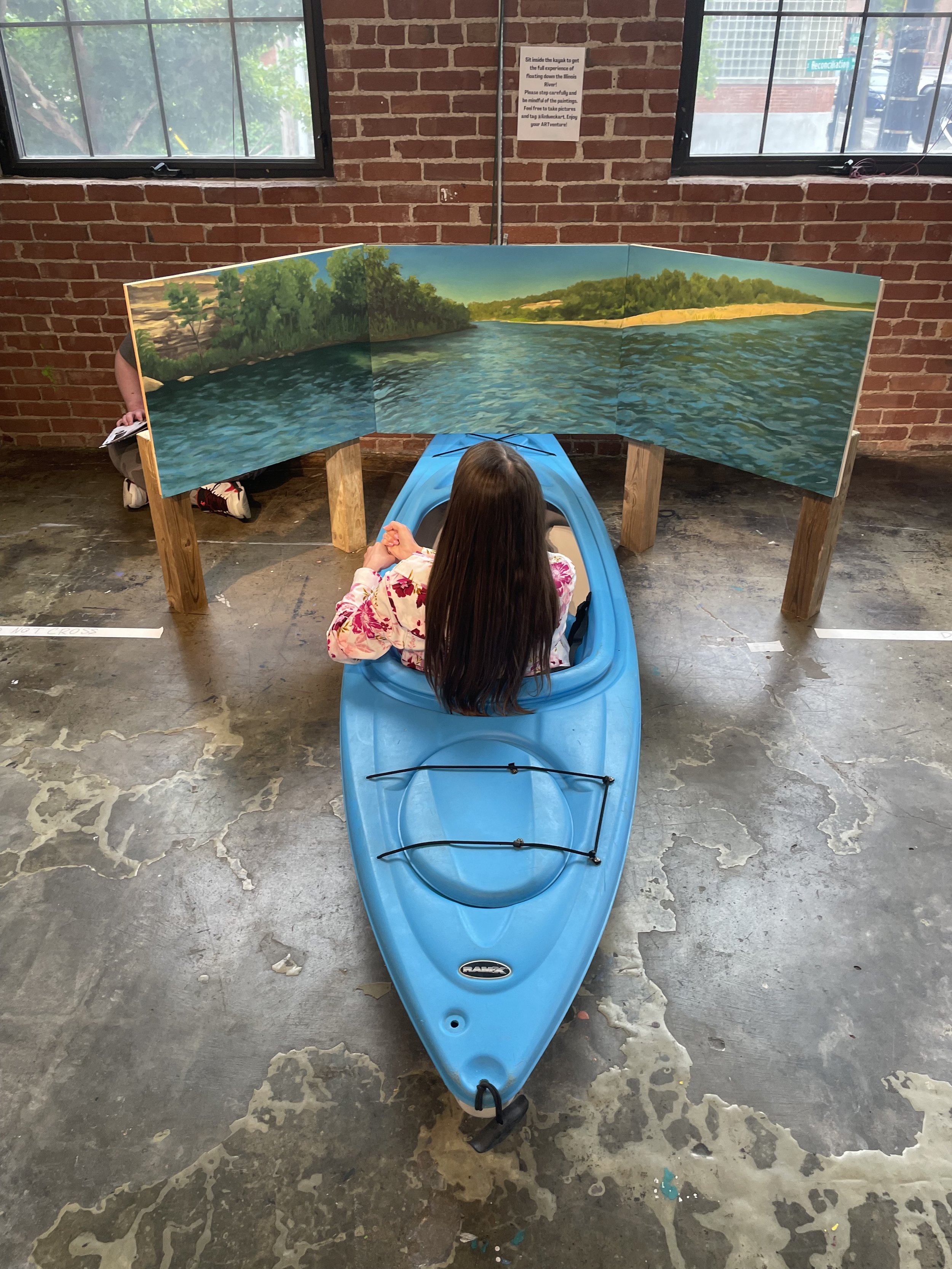 "Kayaking Turquoise Waters (Illinois River, Tahlequah, OK)"