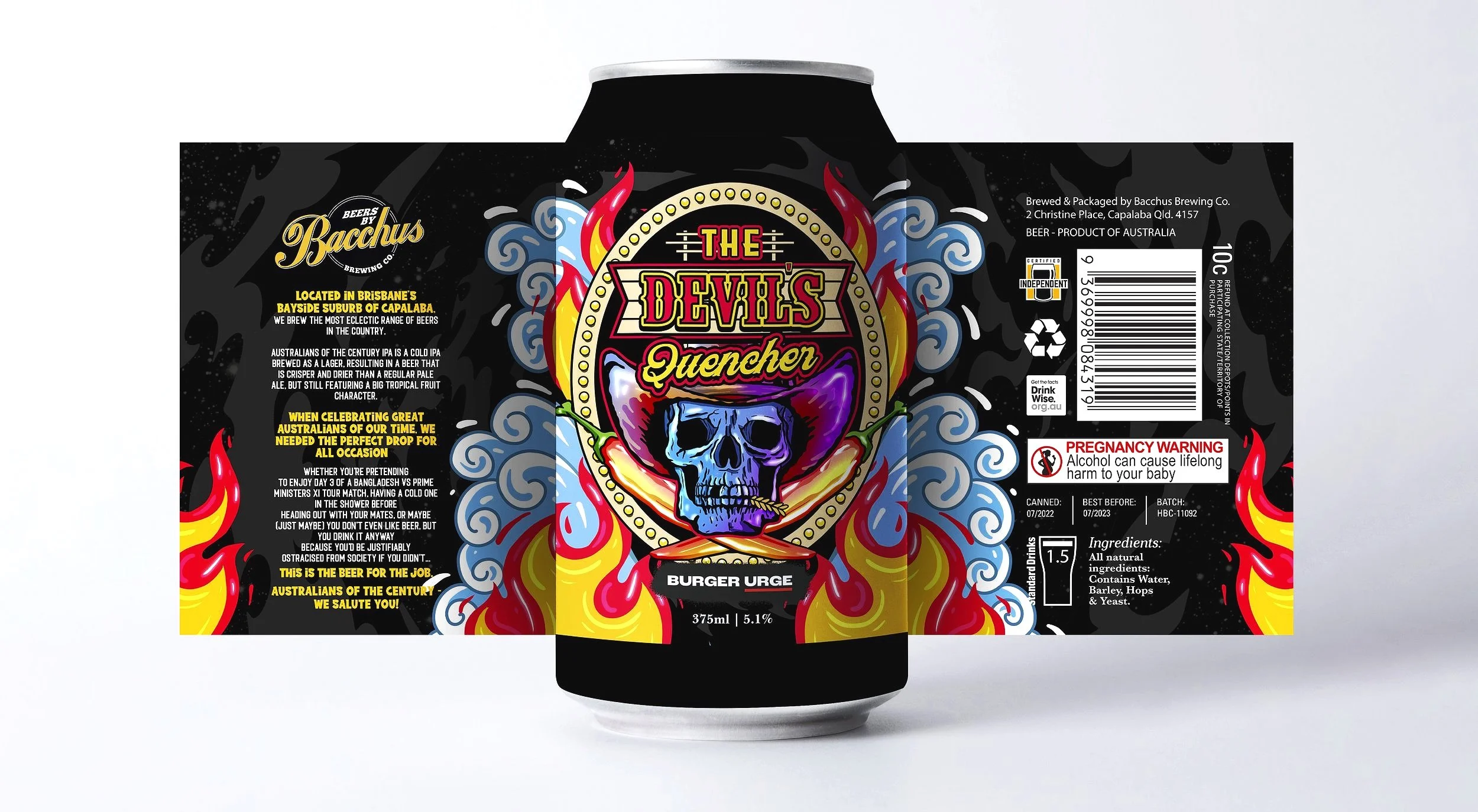 Burger Urge - Bespoke Beer Can Design (Copy)