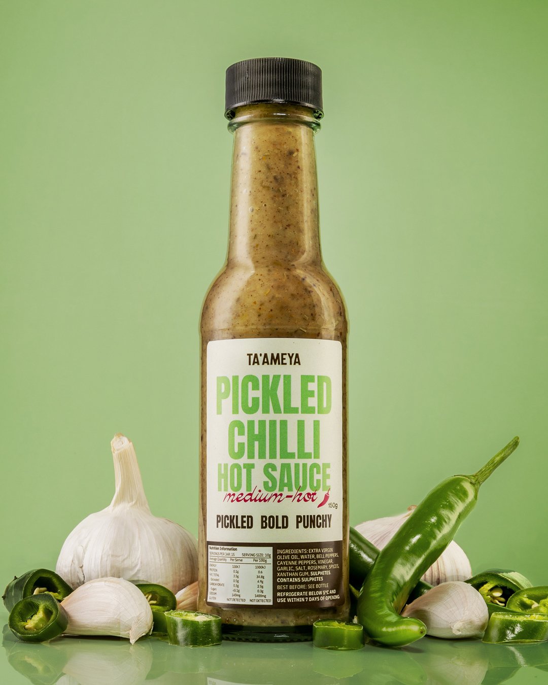 Pickled. Bold. Punchy. What more could you want??

A great result courtesy of Delicious! Photography x PP Don Studio x @andypineapples_design 

It was a pleasure to work with the team at @taameya_au and their amazing pickled chilli hot sauce. 

A gre