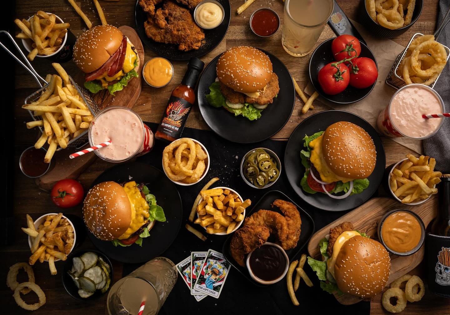 Fast Food Flat Lay #delicious #foodphotography #foodstyling #brisbane