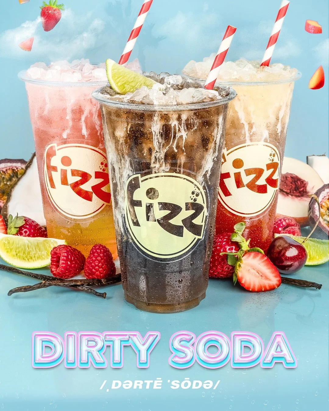 We&rsquo;ve been mixing it up (literally) with sweet cream and fizzy drinks! 

@drinkfizzsoda is a start-up on the rise who needed some top-tier product shots to elevate their brand. 

The project included styled photography, graphic design.

And yes