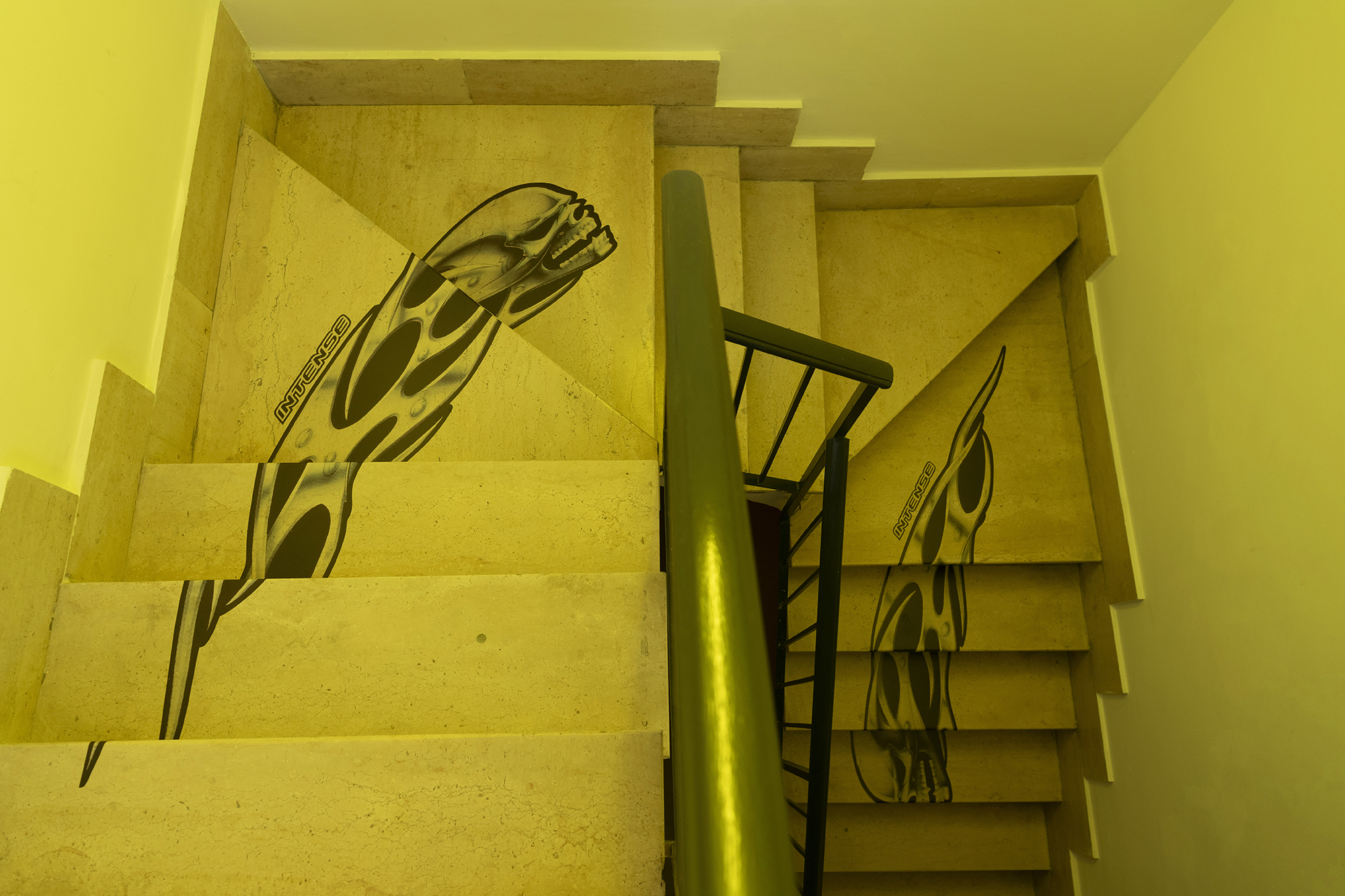  Petrichor, installation view (stairs) 