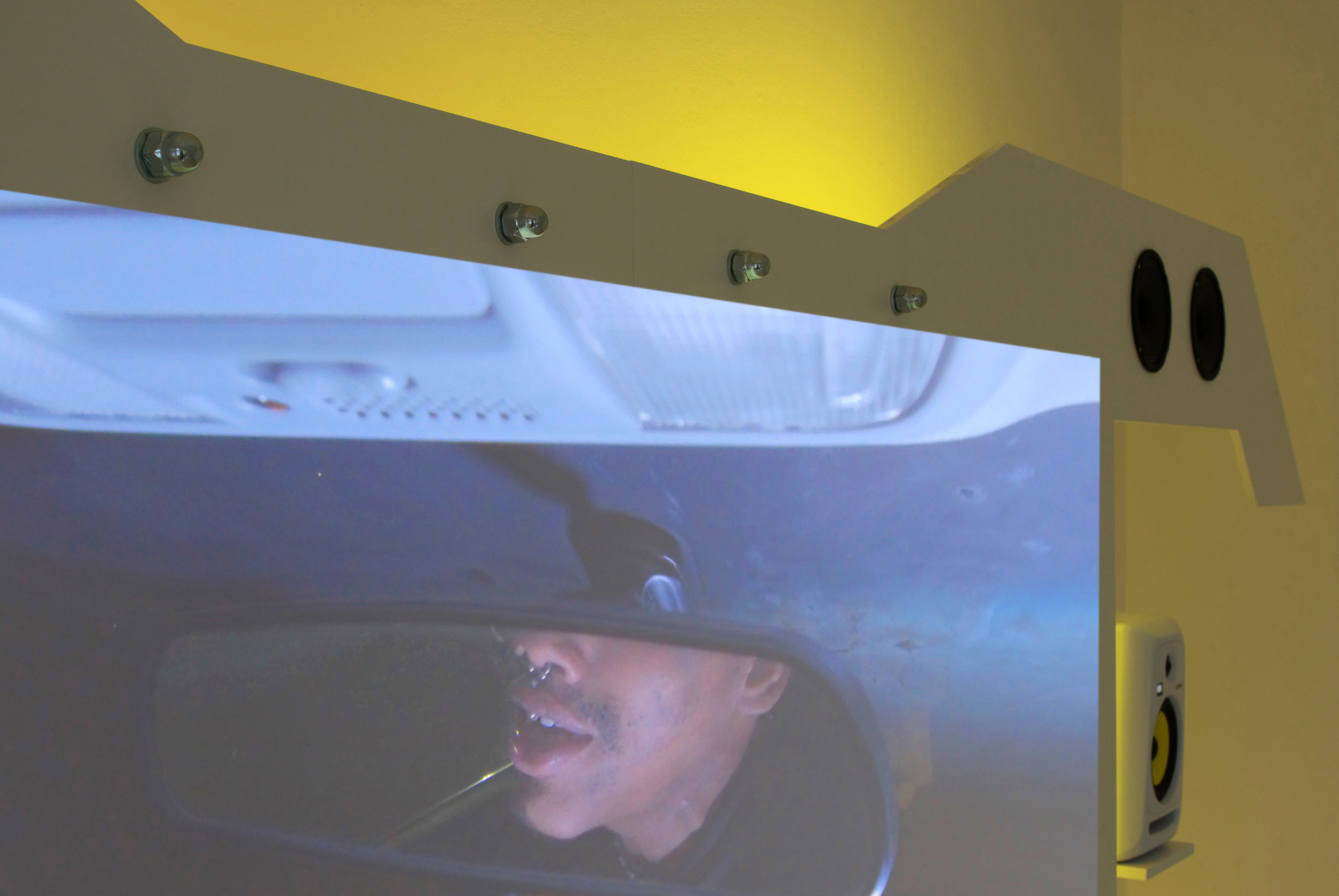  Petrichor, 2019, video installation, HD video and sound, 160,5x439,5 cm 