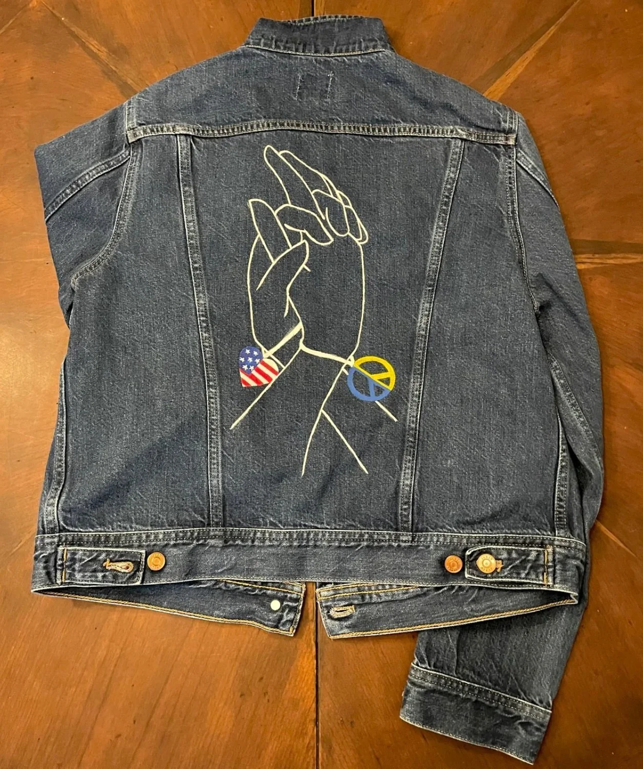 Hand Painted Upcycle