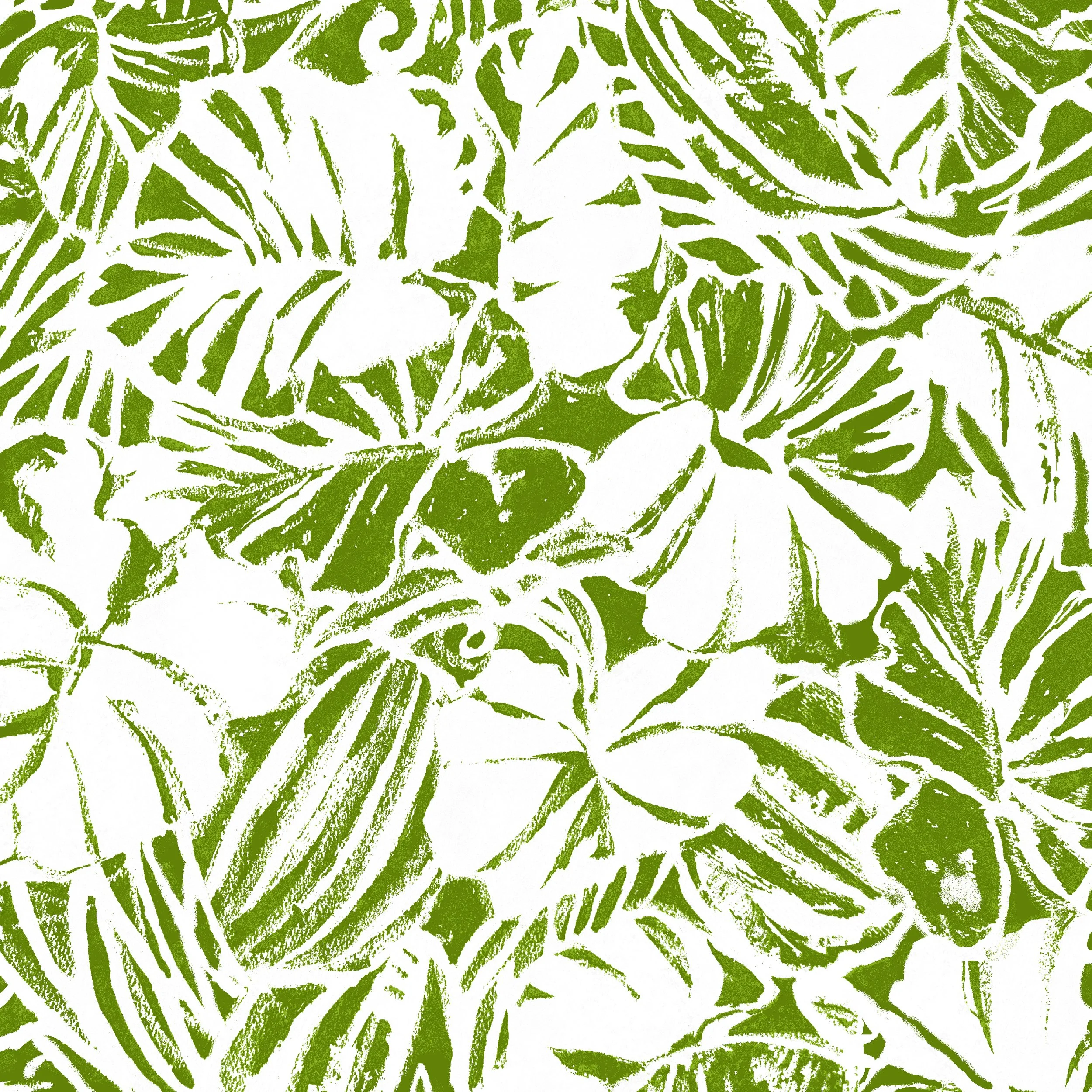 BATIK PALM LEAVES BRIGHT WHITE-KELP FOREST COMBO- HALF DROP REPEAT.jpg