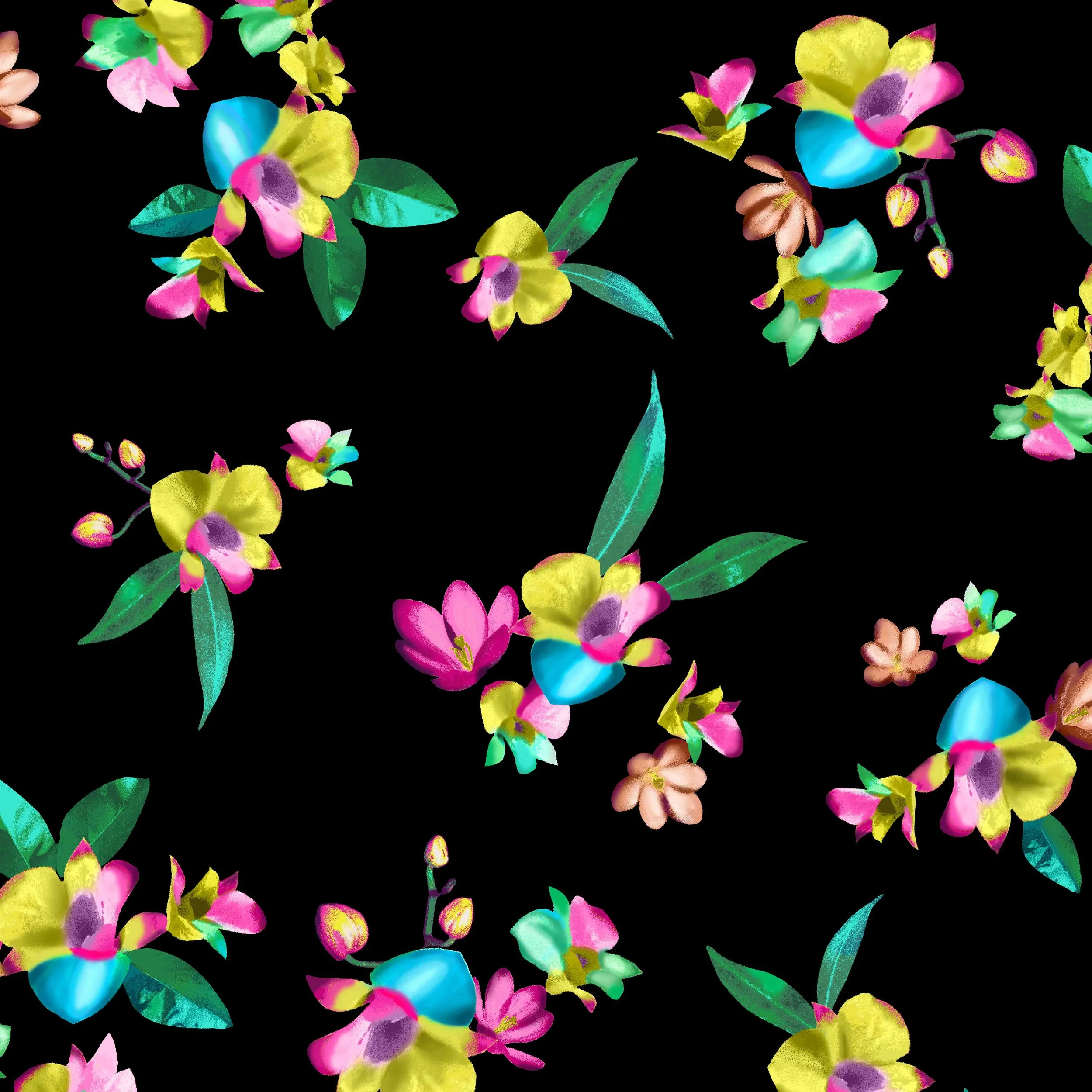 WILD ORCHID PRINT BLACK-MULTI COMBO-HALF DROP REPEAT RSVD 6-11-24.jpg