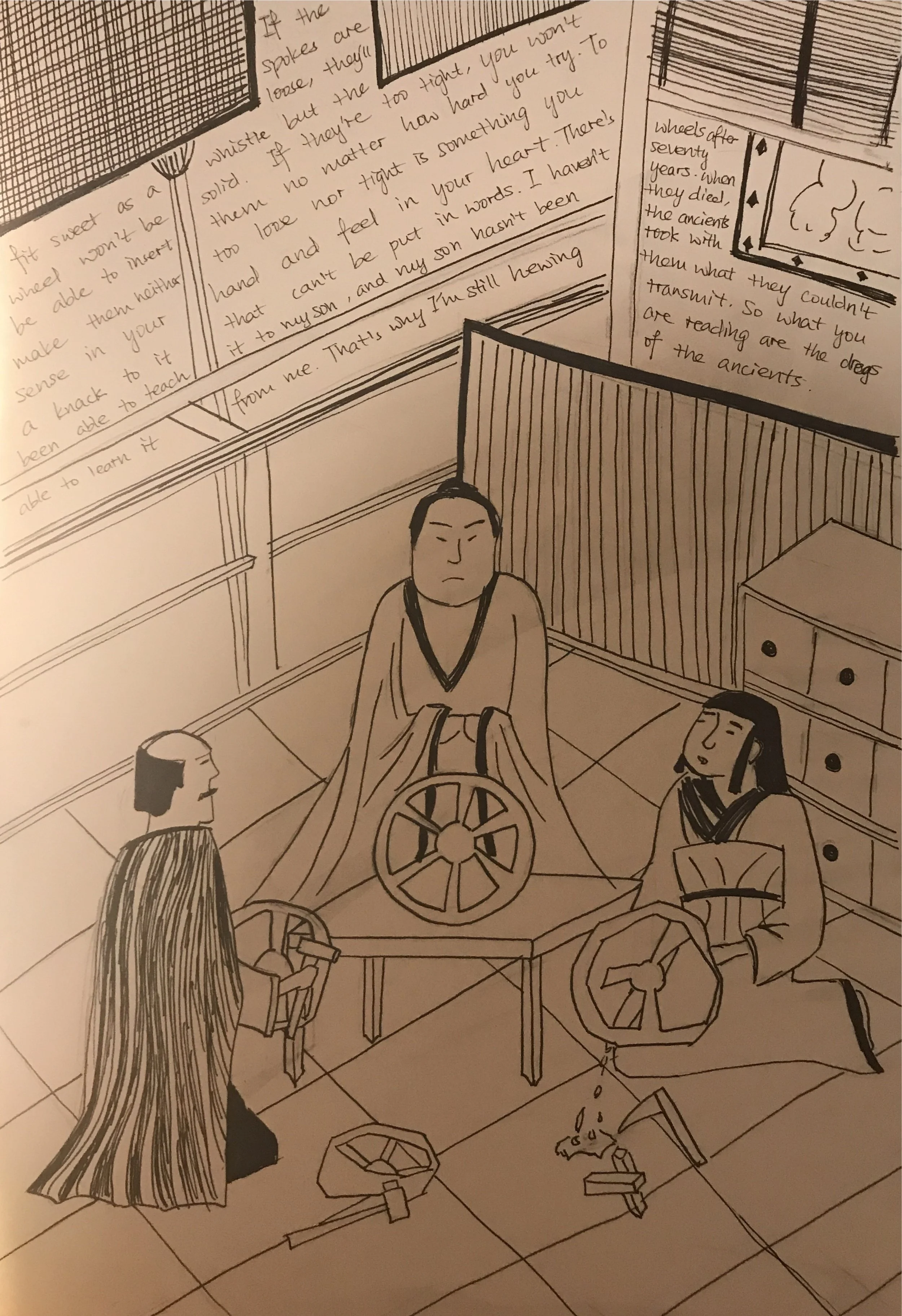 Tina Chen Creative Assignment 2 Zhuangzi in the style of Kibiyoshi.jpg