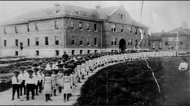 Mount Pleasant Indian Industrial School, Mount Pleasant, MI, circa 1910. Image Credit: Wikimedia Commons