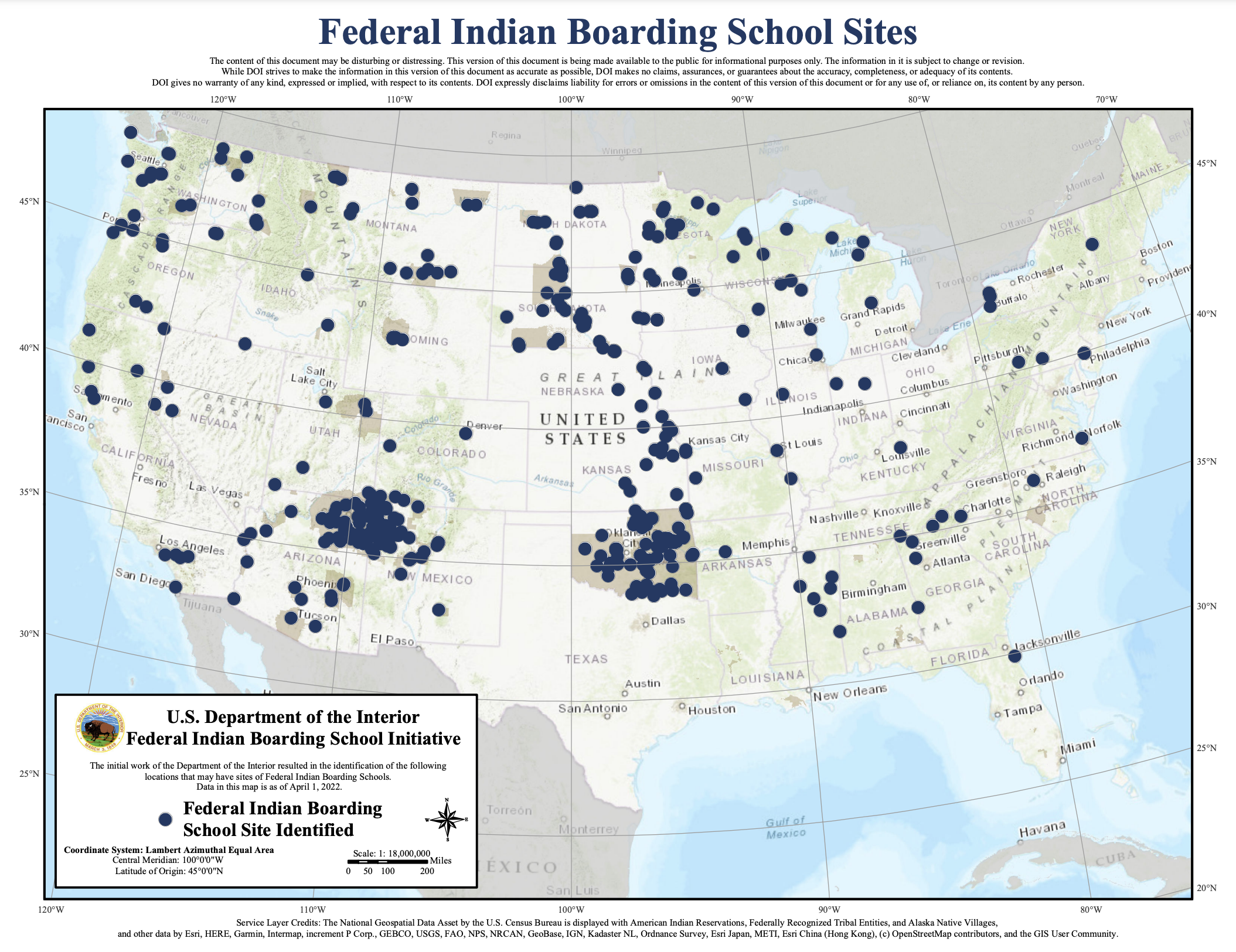 Federal Boarding School Report – Summary and Key Points