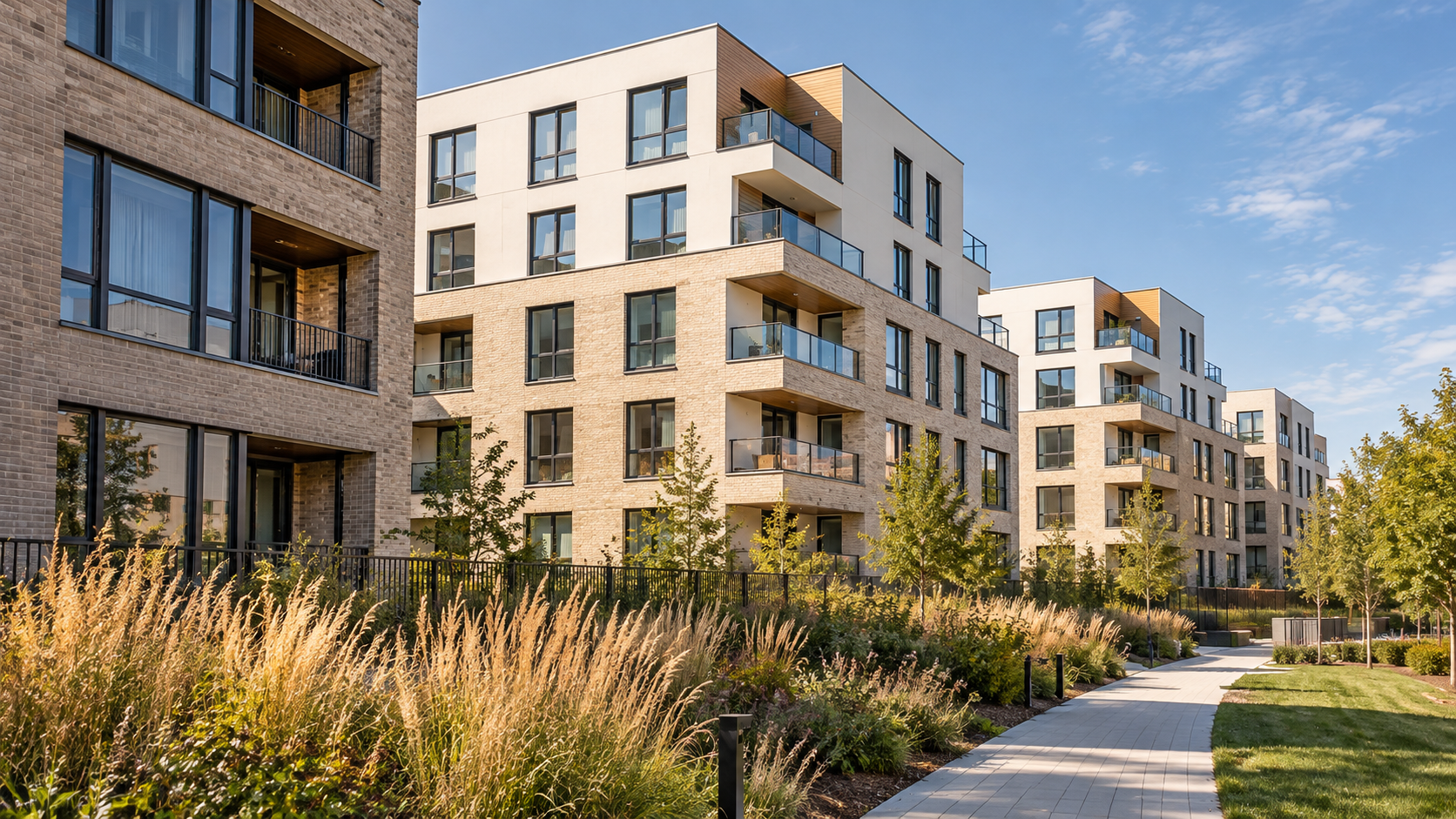 Modern Apartment Courtyard Pathway.png