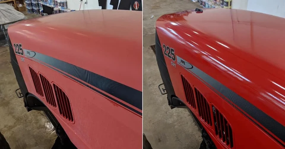 Old red tractors - we love ‘em, but they fade. Agricultural equipment is often exposed to chemicals, acid from crops, alkaline from fertalisers, as well as the harsh South Island sun beating down on them as they are working. Corrosion is a reality f…