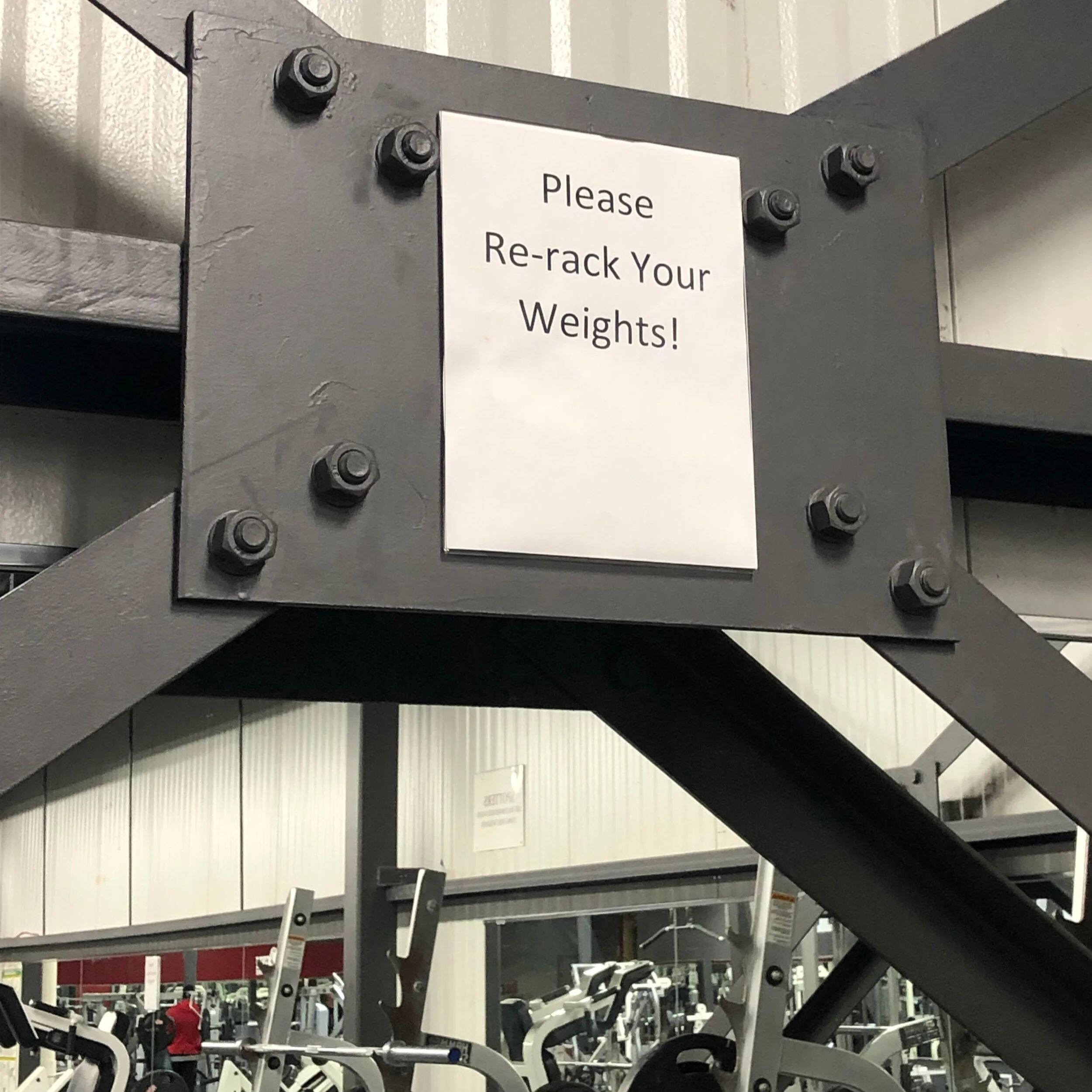 Gym Etiquette