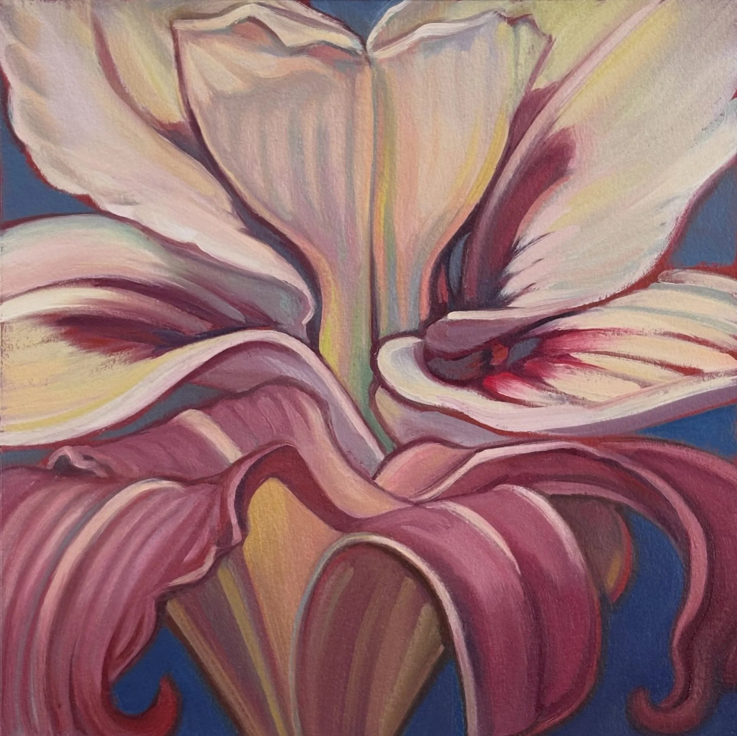 A wee oil on paper study started @andersonranchartscenter last week