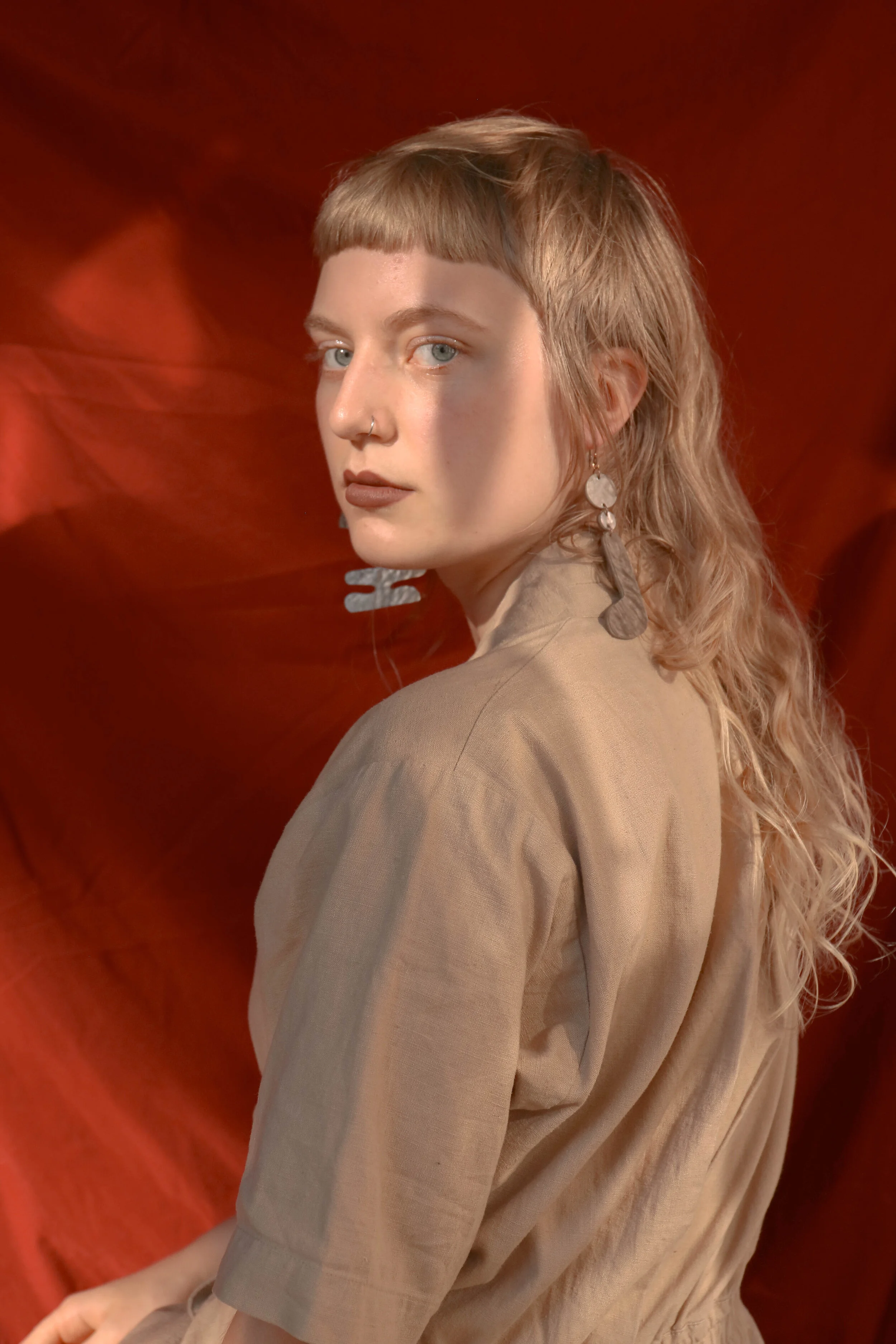 Silver Ripple Chance Earrings