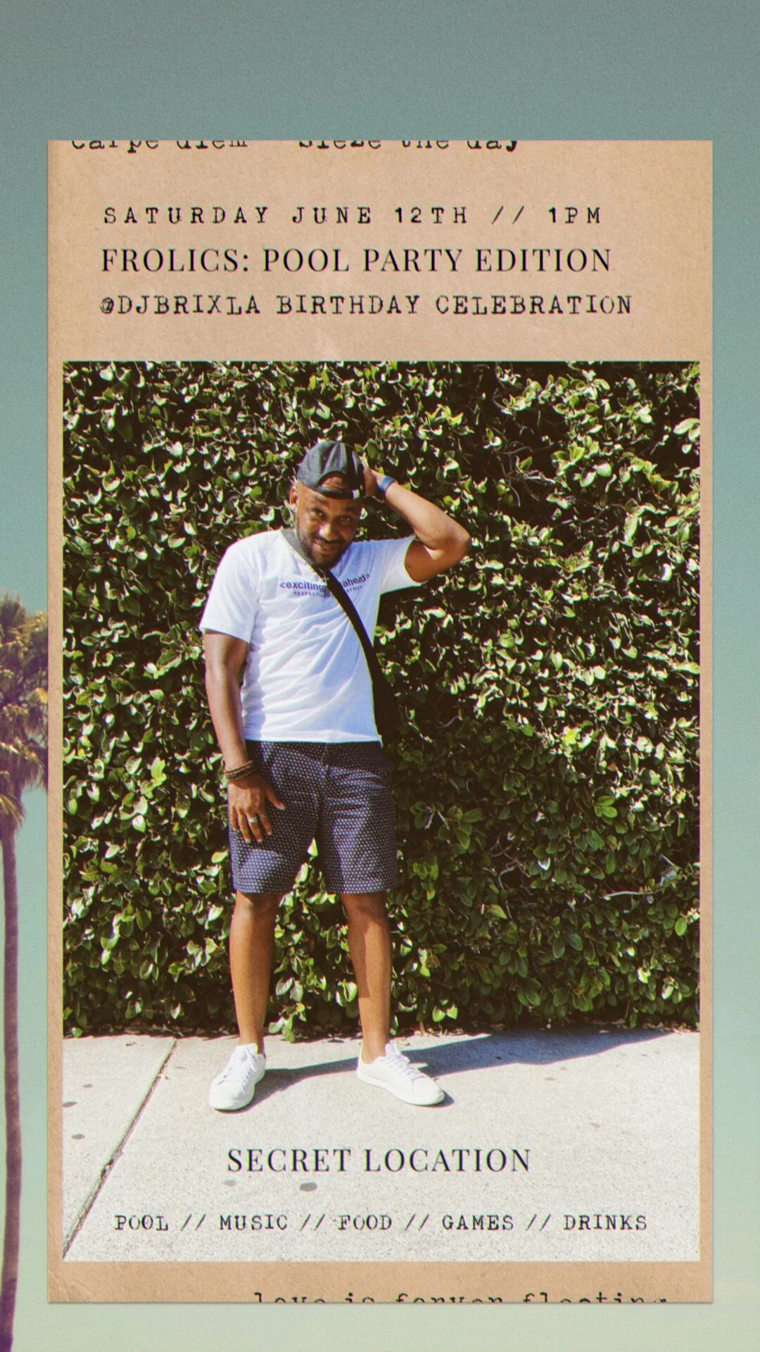 Frolics Pool Party: @DJBrixla Birthday Celebration 