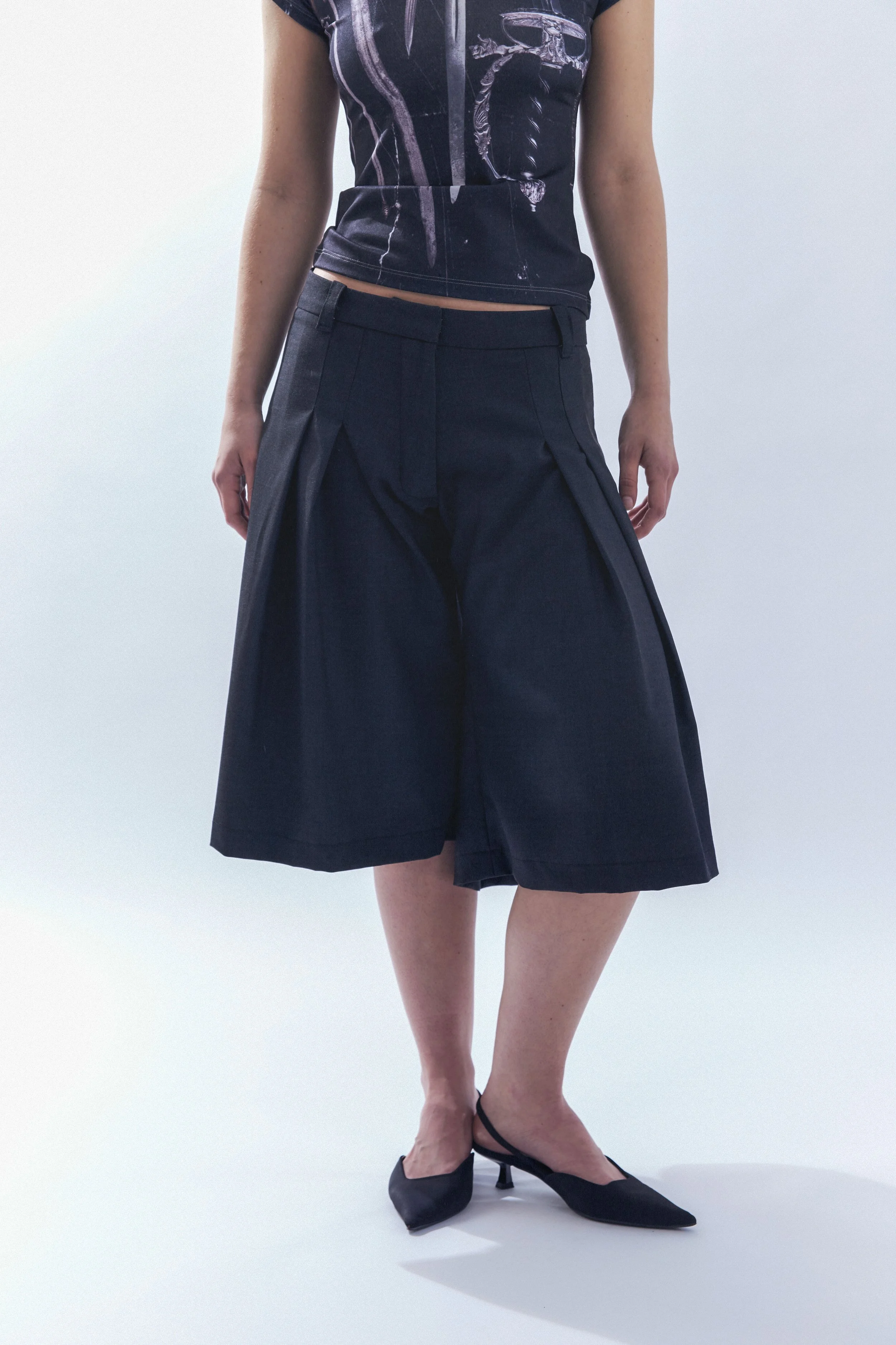 Umbra Pleated Shorts