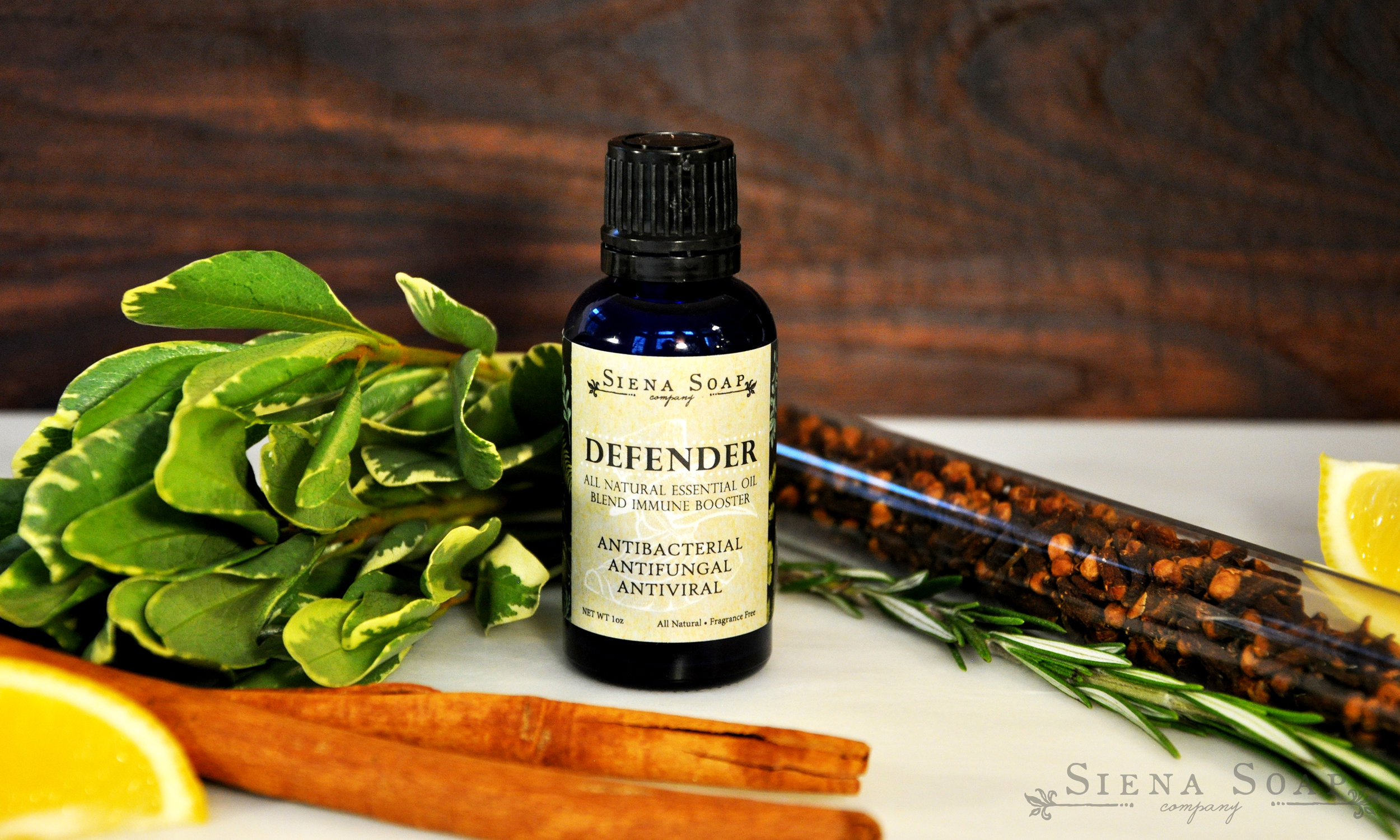 DEFENDER (FORMALLY KNOWN AS FOUR THIEVES) OIL — Siena Soap Company