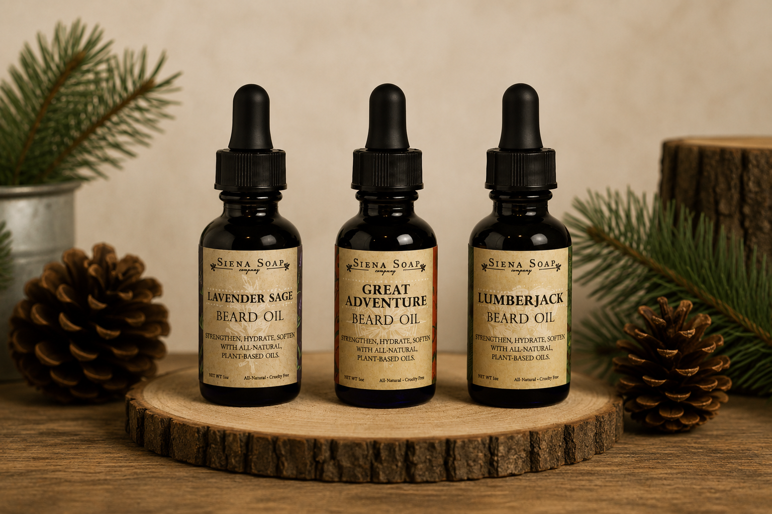 BEARD OIL TRIO GIFT SET