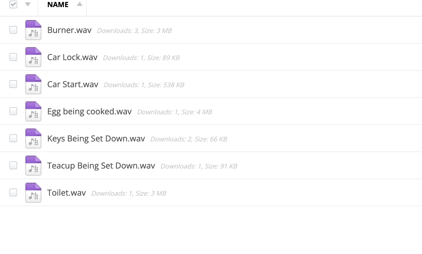 Sound Effect Field Recording