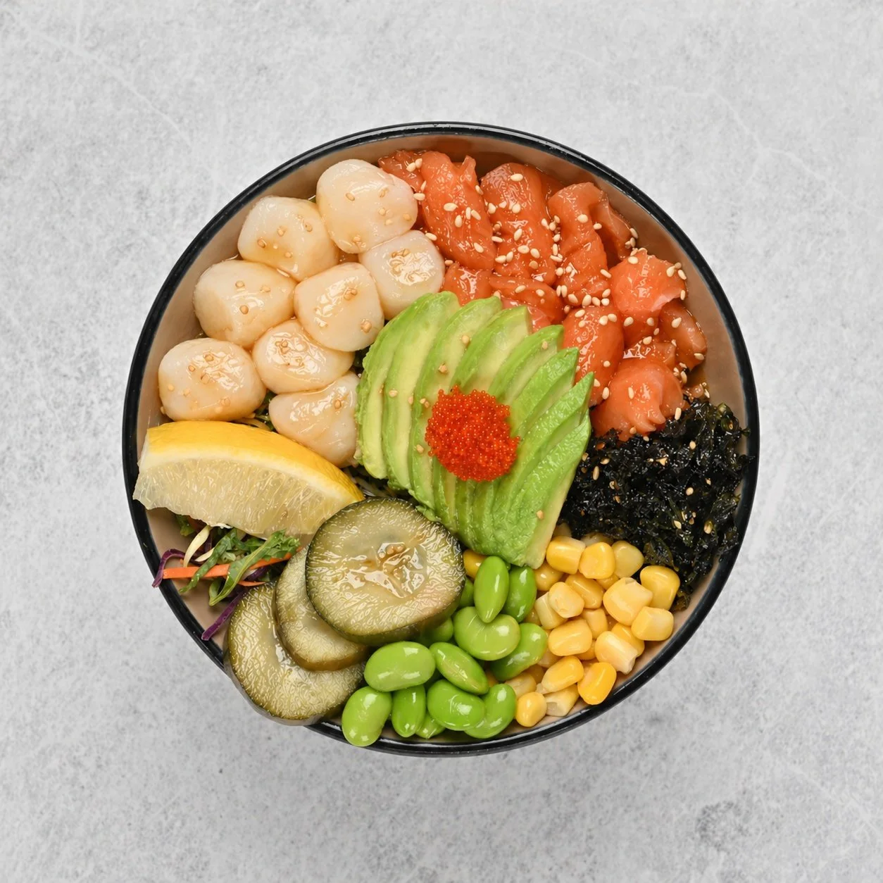 IT'S BACK! SALMON &amp; SCALLOP POKE BOWL