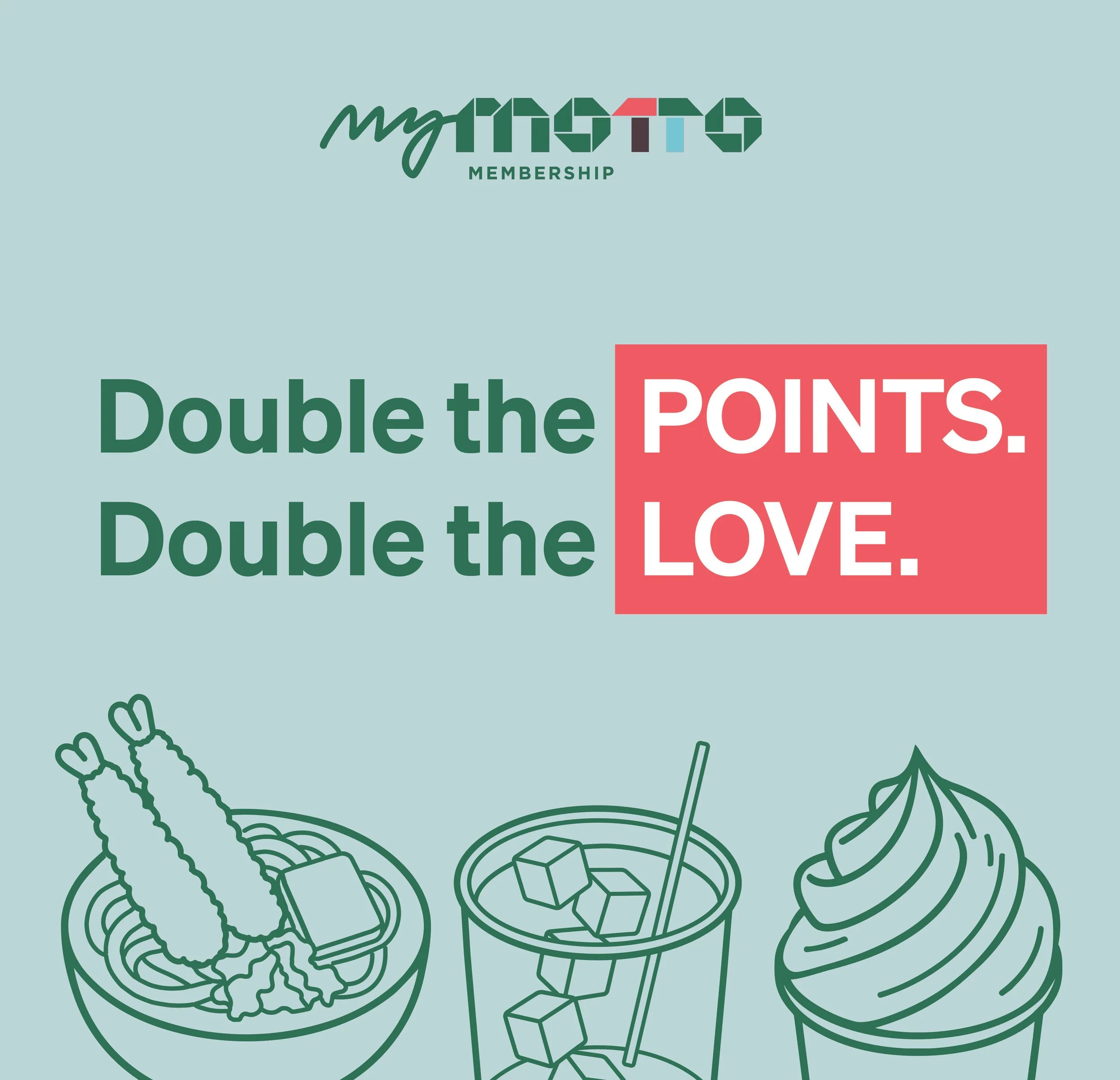 DOUBLE THE POINTS, DOUBLE THE LOVE 💙 🎉 