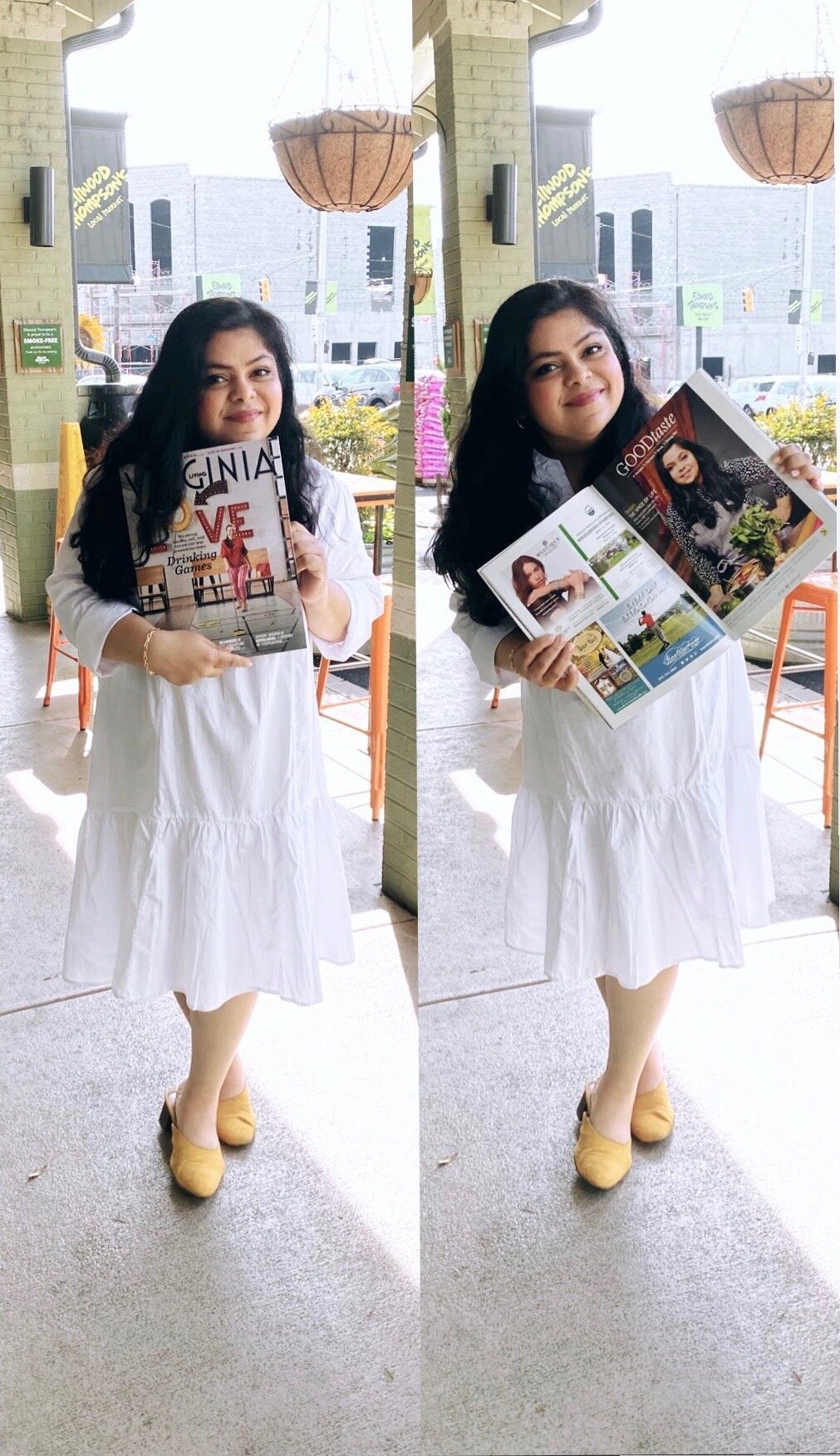 Keya Wingfield Holding Virginia Living Magazine April 2020