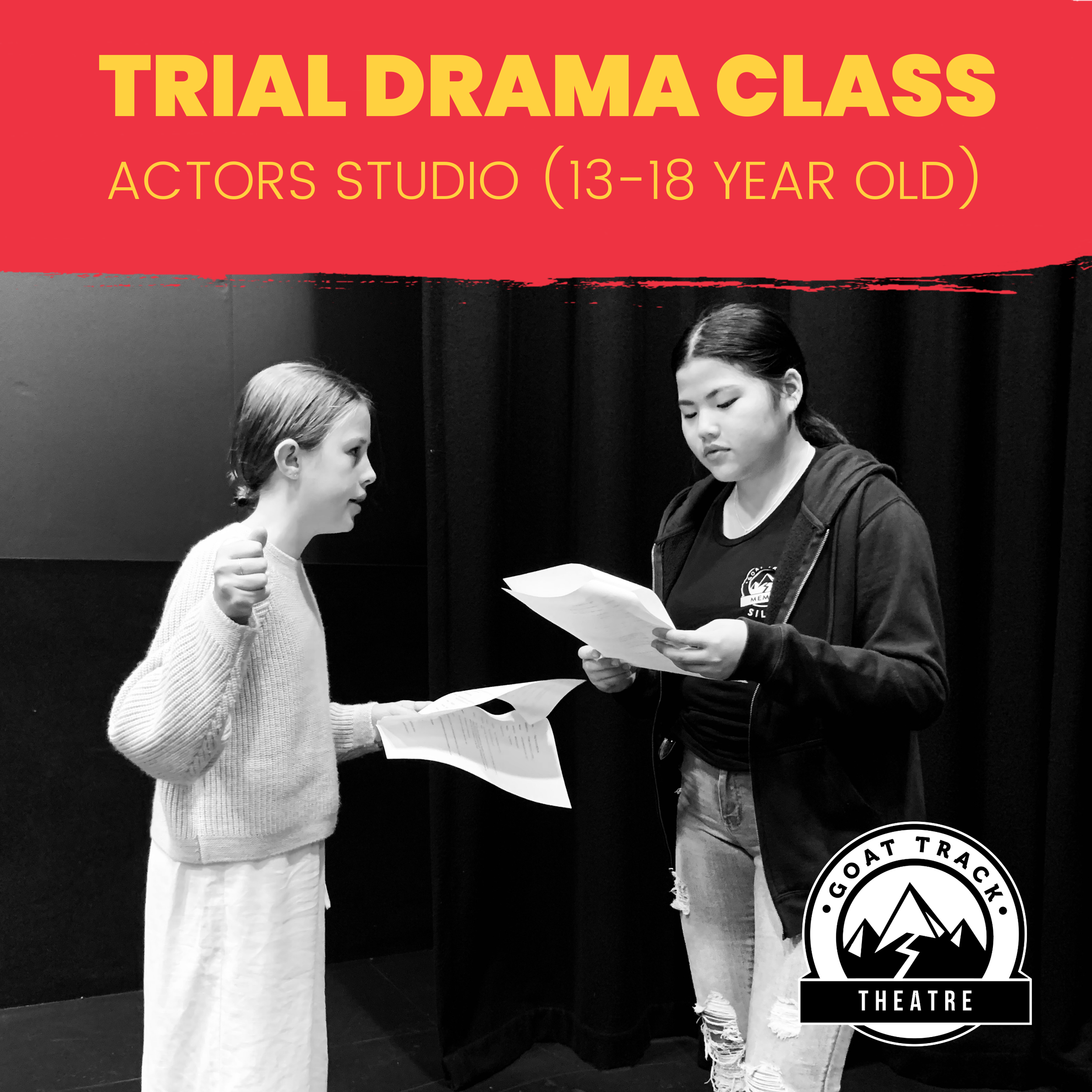 ACTORS STUDIO TRIAL (13-18 YEAR OLD)