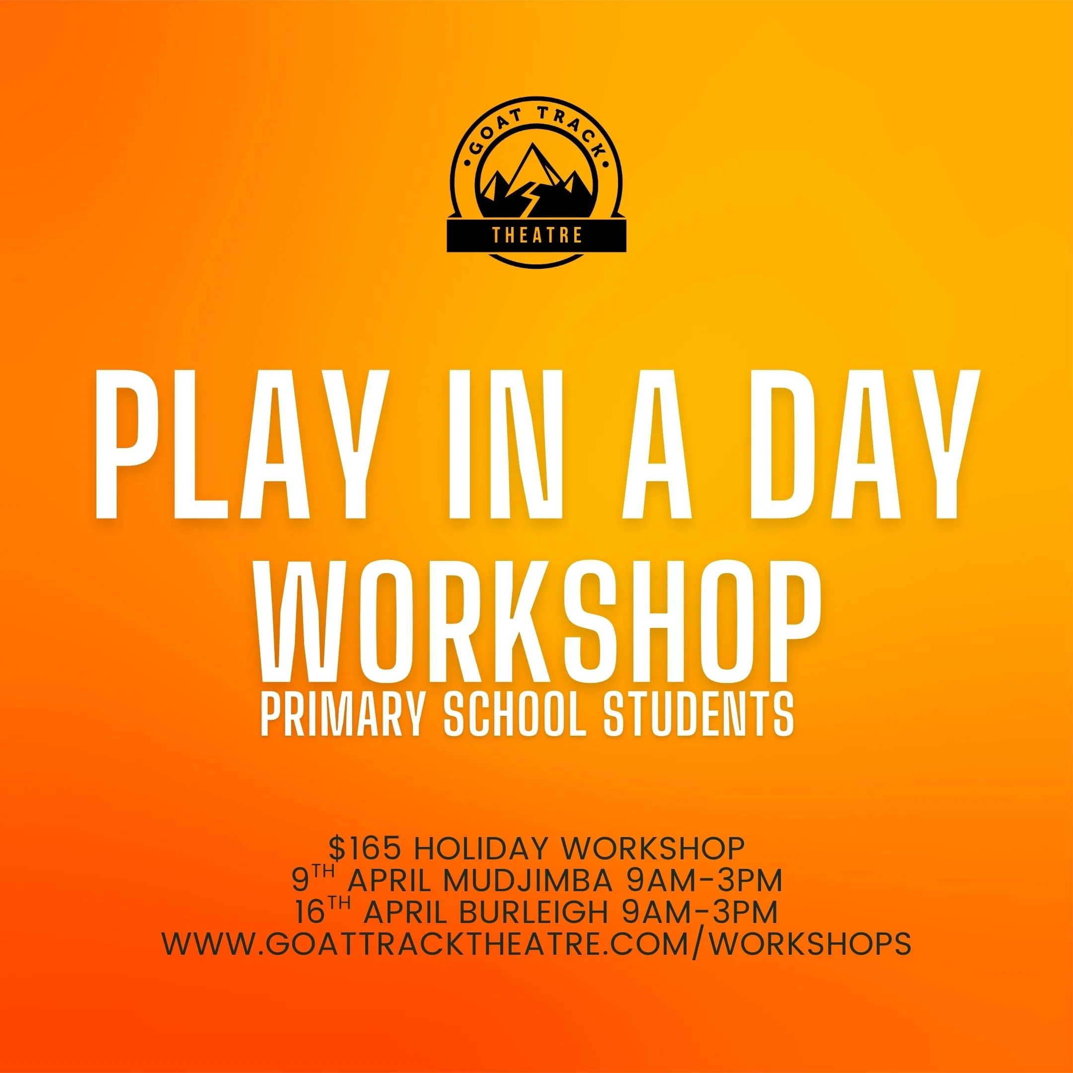 PLAY IN A DAY (PRIMARY SCHOOL STUDENTS) APRIL